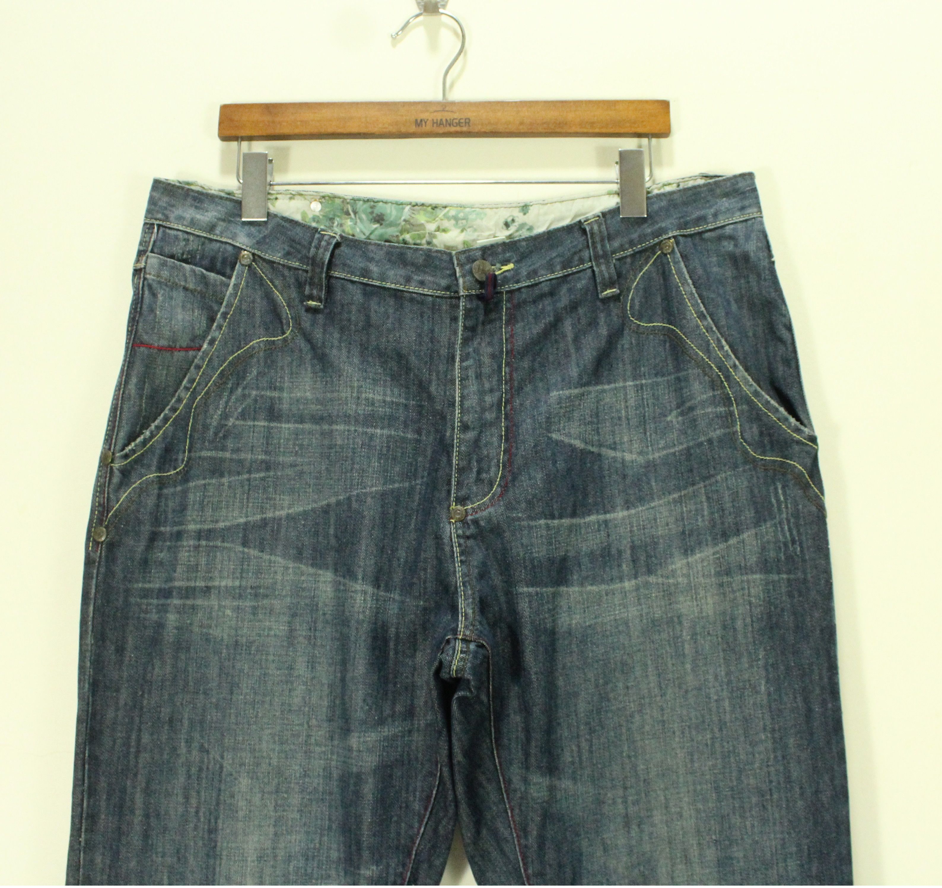 Artful Dodger ARTFUL DODGER Denim Printed Embroidered Motif Size US 38 / EU 54 - 5 Thumbnail