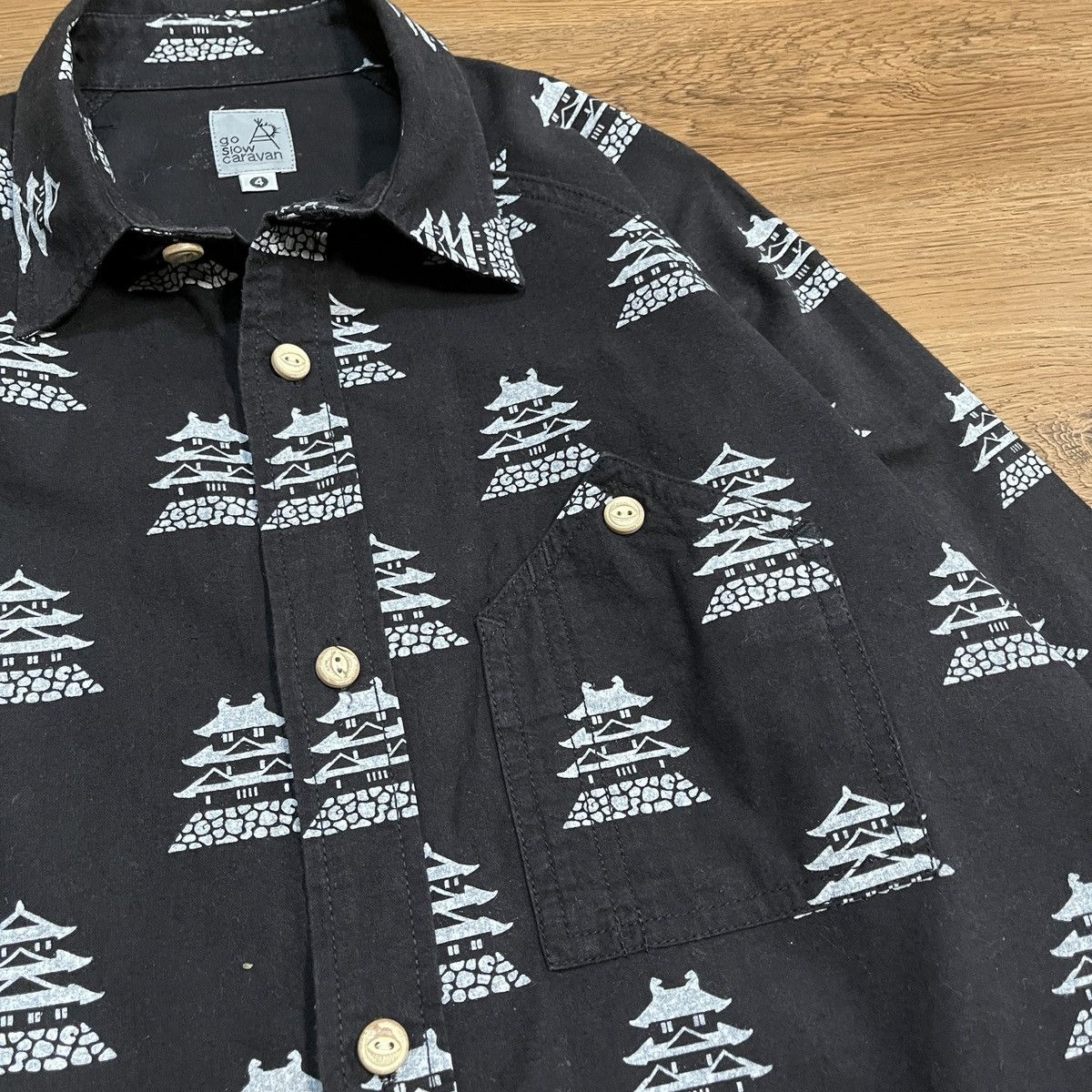 Japanese Brand × go slow caravan Go Slow Caravan printed button up Size US M / EU 48-50 / 2 - 4 Thumbnail