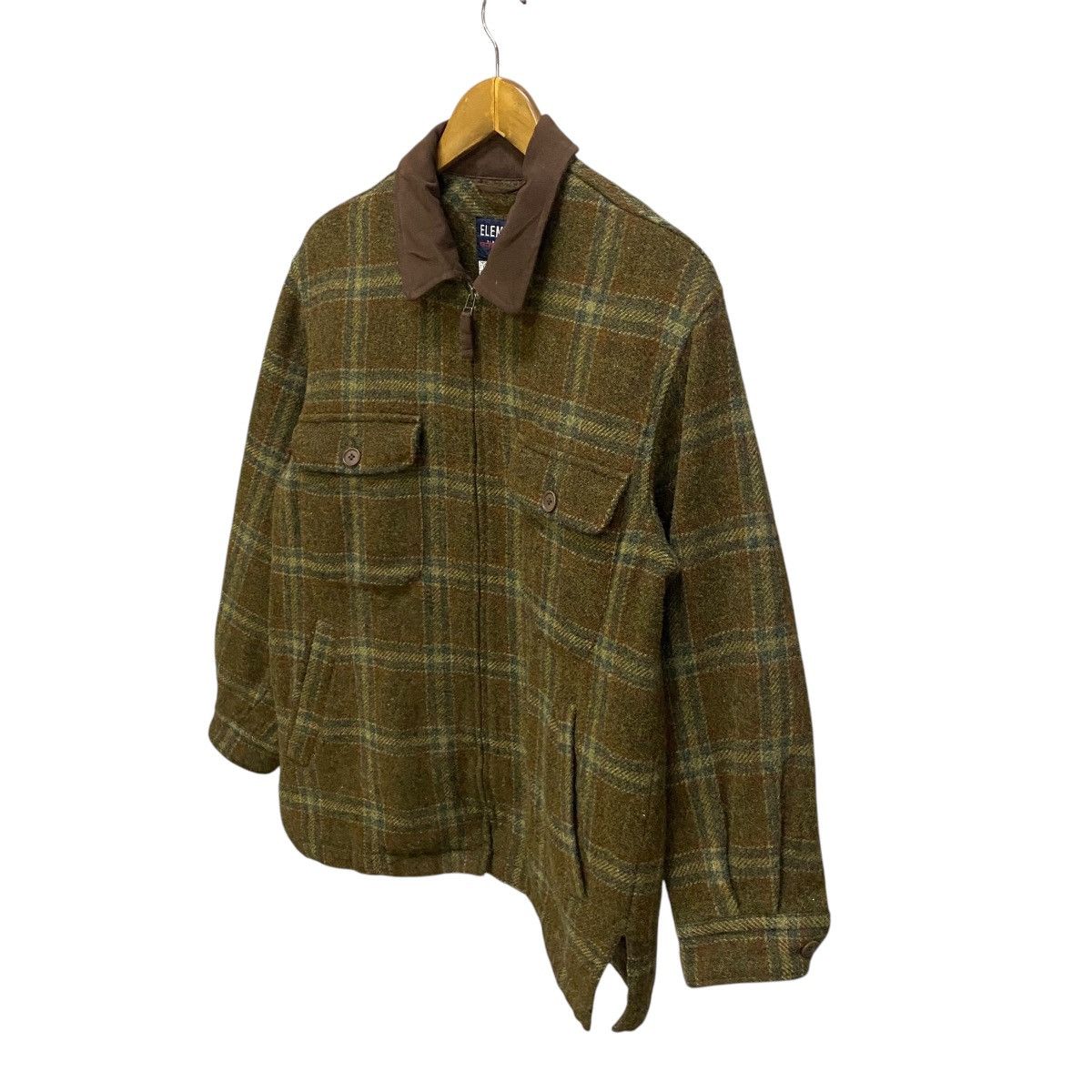 Flannel × Japanese Brand Element Of simple life flannel zipper jacket Size US M / EU 48-50 / 2 - 3 Thumbnail