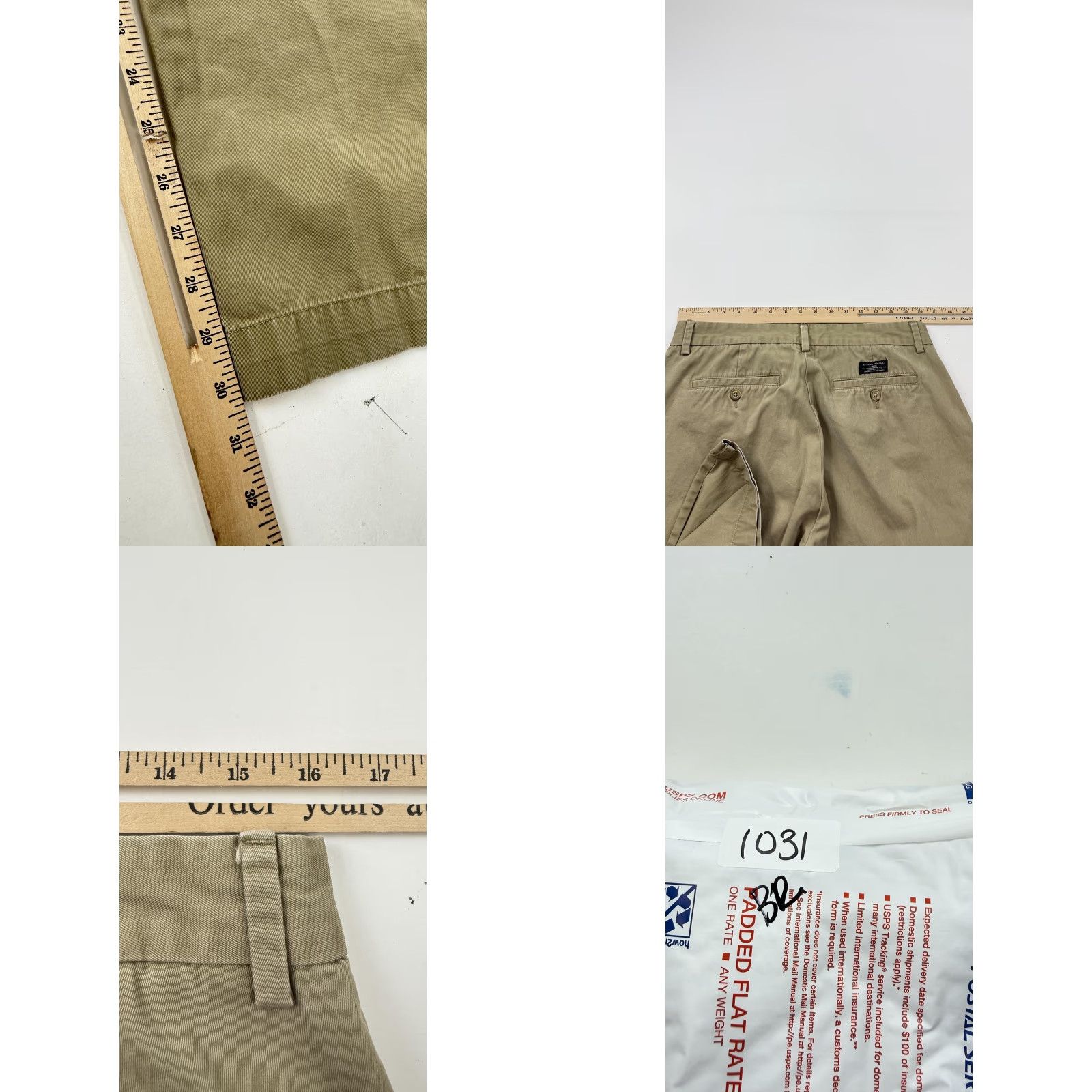 Banana Republic Banana Republic Emerson Pants Mens 34x34 Khaki Chino Straight Leg 100% Cotton Size US 34 / EU 50 - 8 Thumbnail