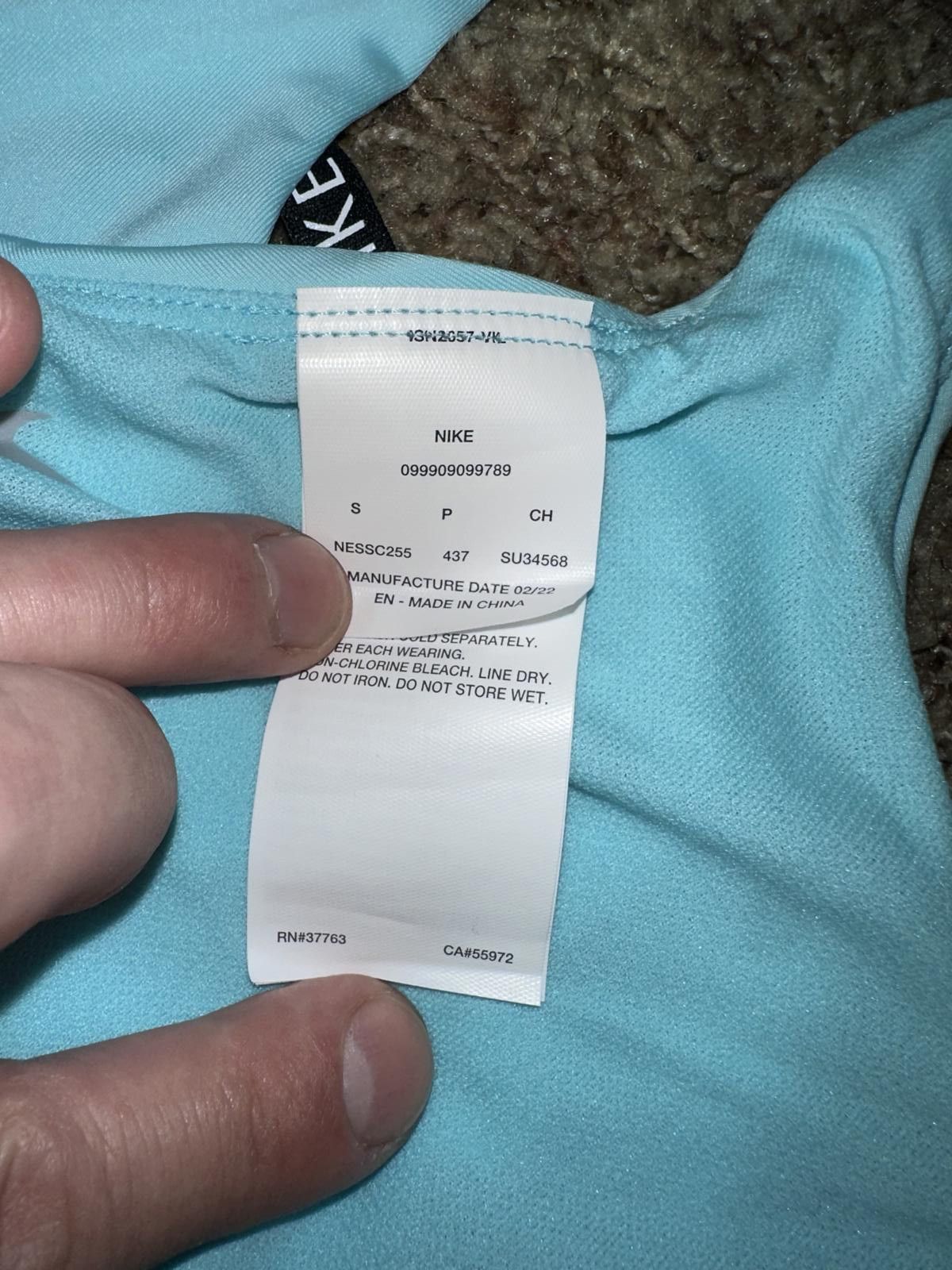 Nike Nike Women’s Reversible Sneakerkini Top Size ONE SIZE - 6 Thumbnail