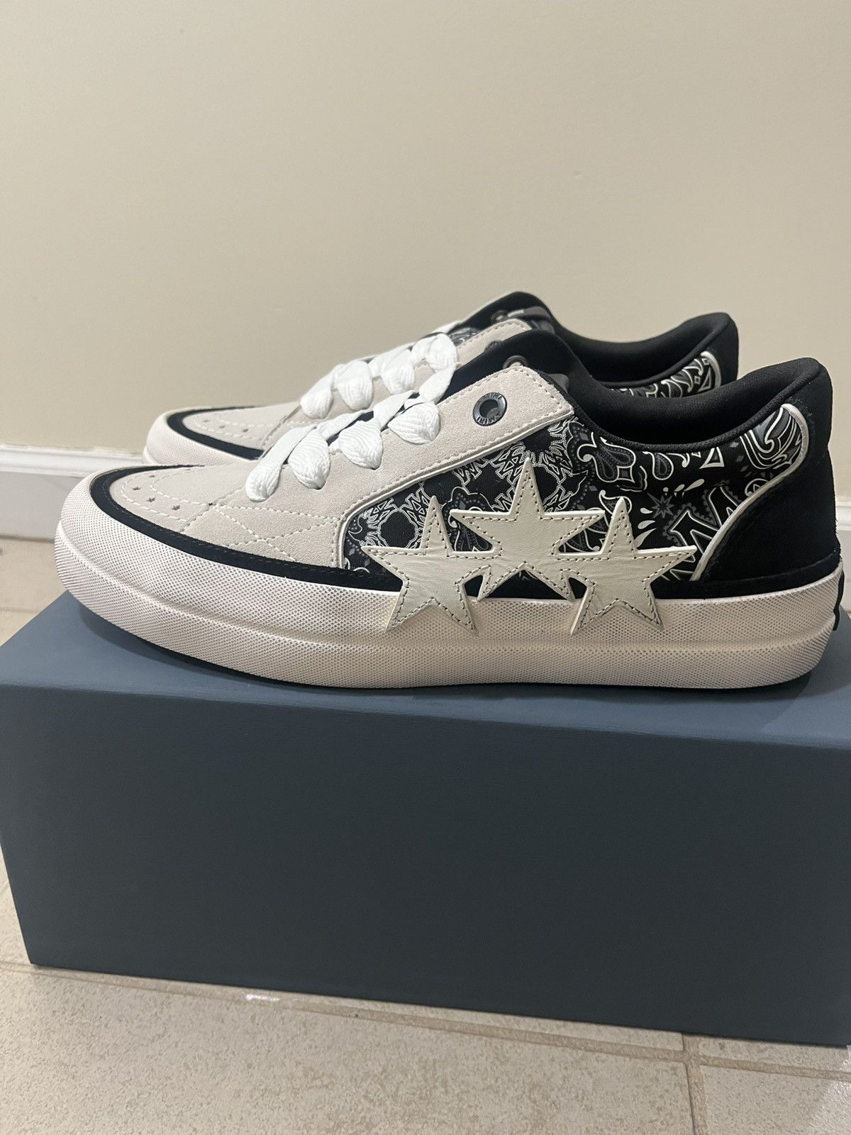 Amiri Amiri Bandana Sunset Skate Sneakers Sz 44(11us) Size US 11 / EU 44 - 5 Thumbnail
