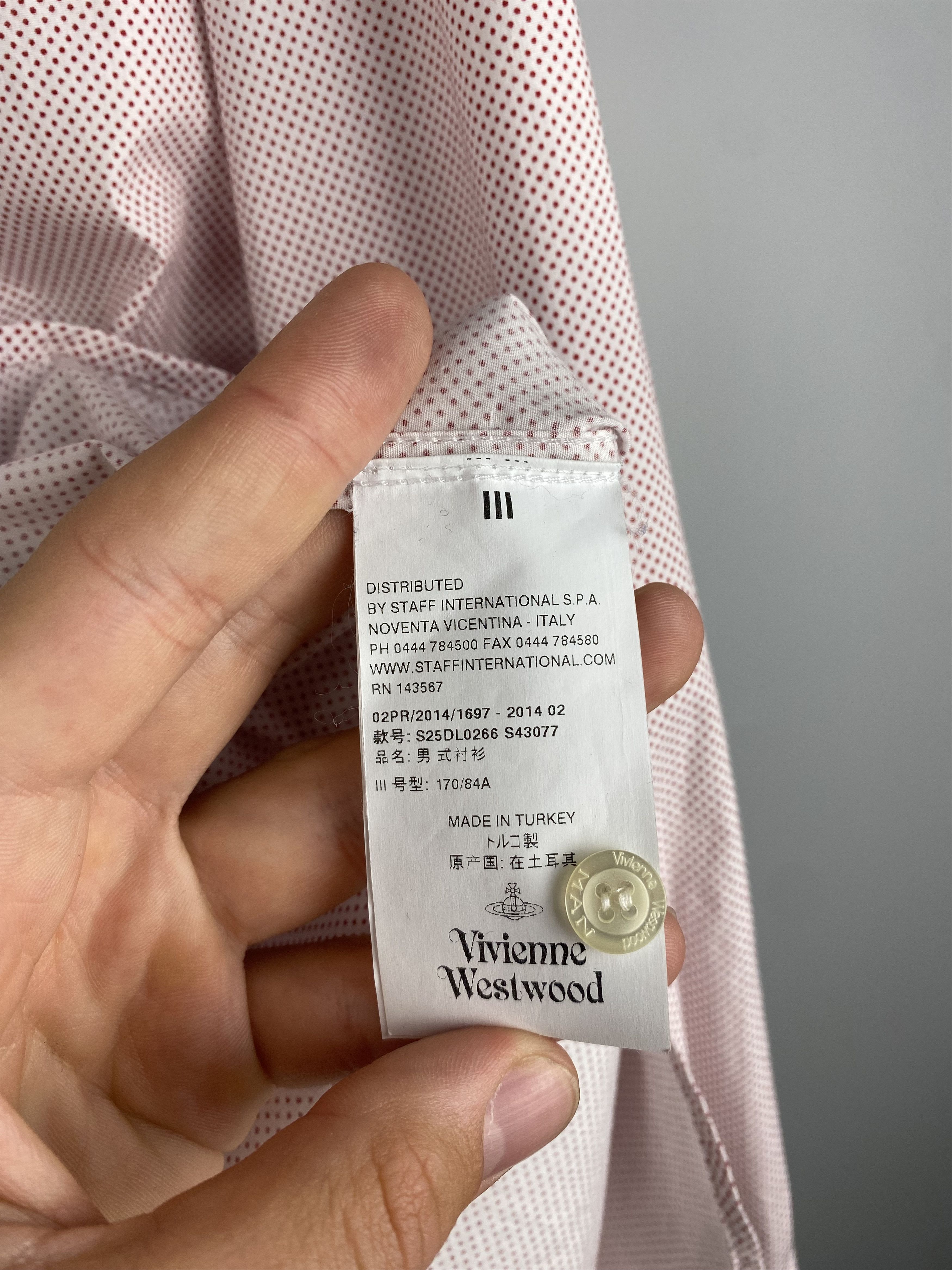 Vivienne Westwood Vivienne Westwood Cottob Luxury Long Sleeve Shirt Size US L / EU 52-54 / 3 - 17 Thumbnail