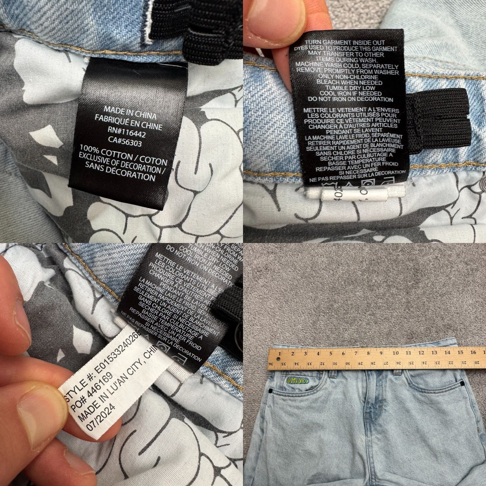Empyre VINTAGE Empyre Jeans 90s City Streetwear 25 Light Blue Denim High Rise 5-Pocket Womens Size 42" / US 20 - 9 Thumbnail