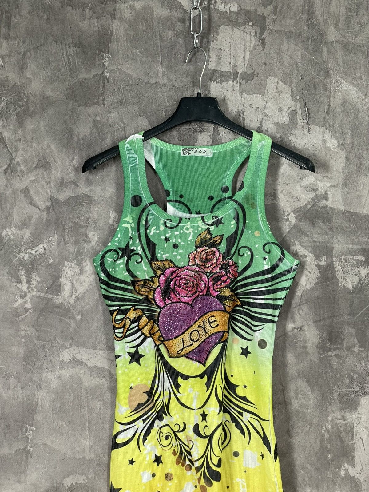If Six Was Nine × Vintage Y2K Jean Paul Gaultier Japanese Style Tank Top T-Shirt Vest Size M / US 6-8 / IT 42-44 - 2 Thumbnail