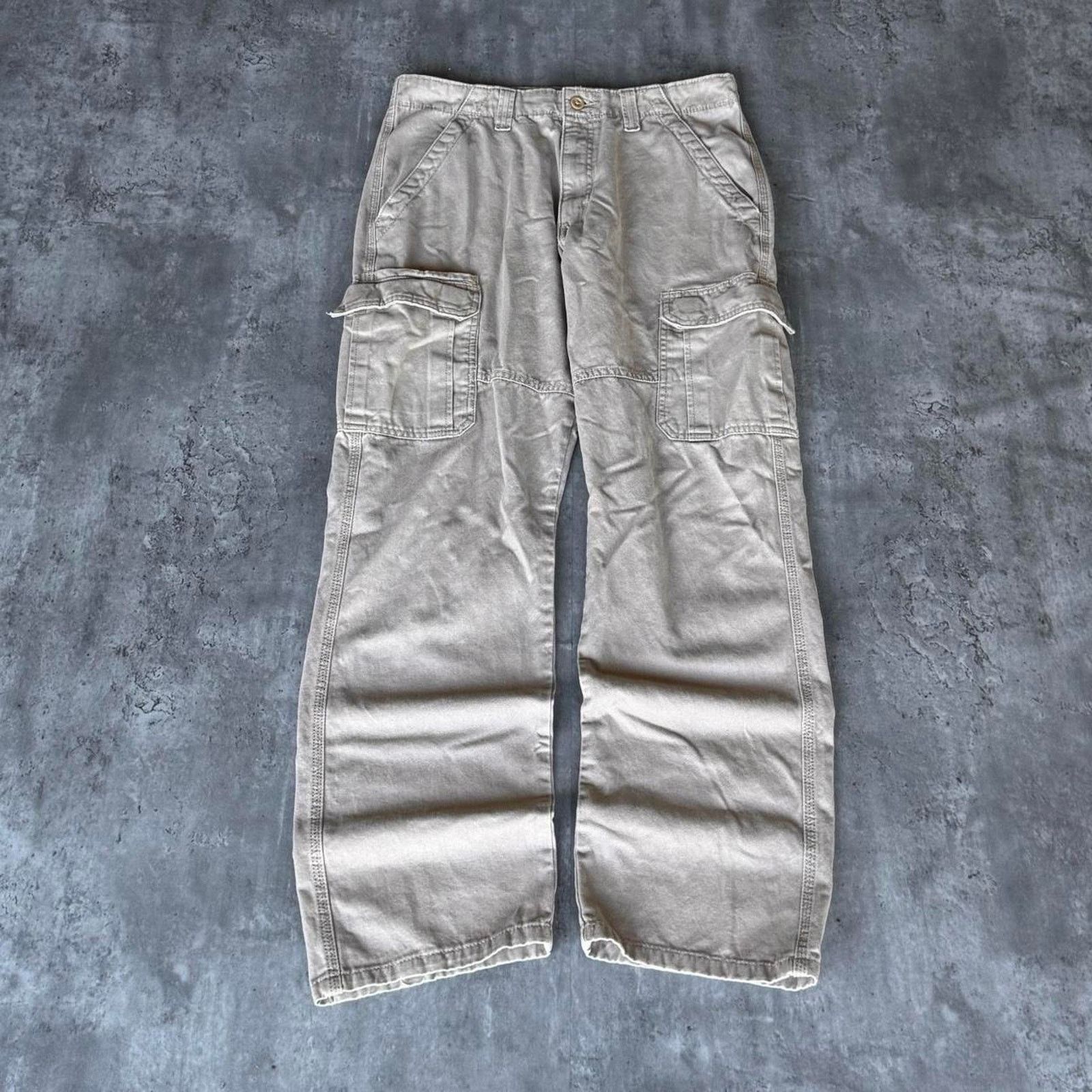 Vintage × Wrangler Vintage Y2K Carhartt Style Technical Skater Cargo Pants Size US 33 - 1 Thumbnail