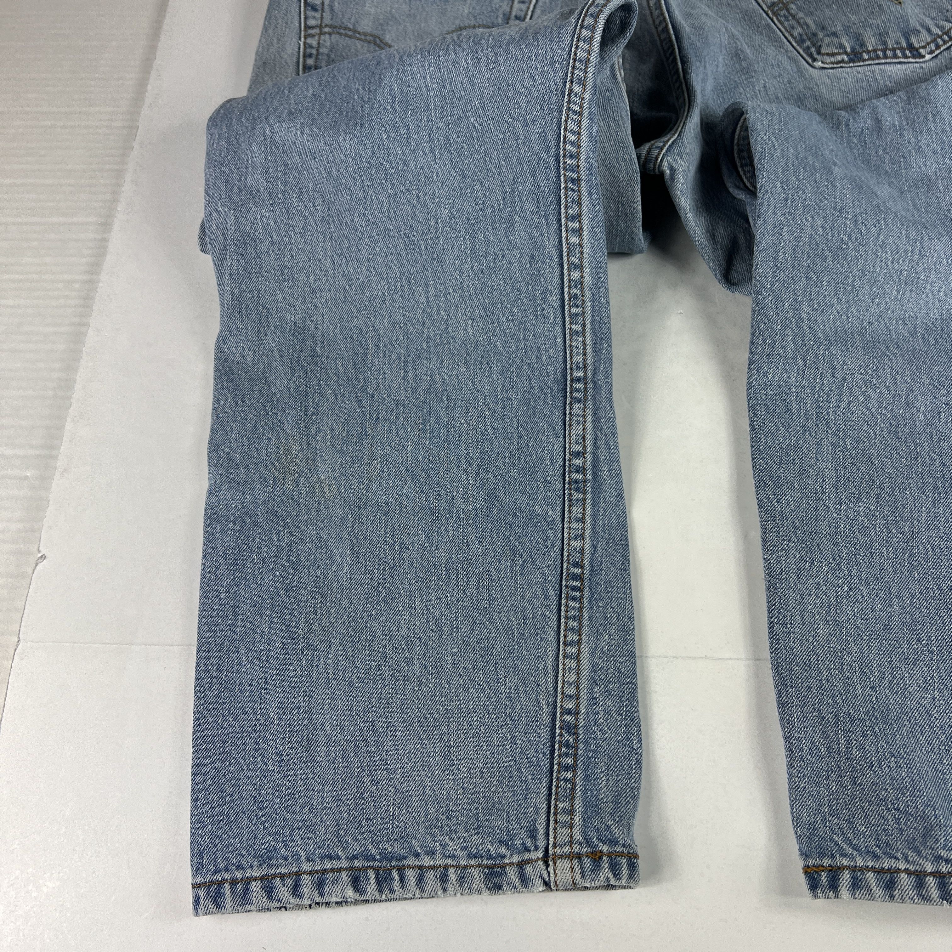Levi's × Vintage Y2K Levi's Jeans 505 Straight Blue Faded Cotton Denim Size US 34 / EU 50 - 17 Thumbnail