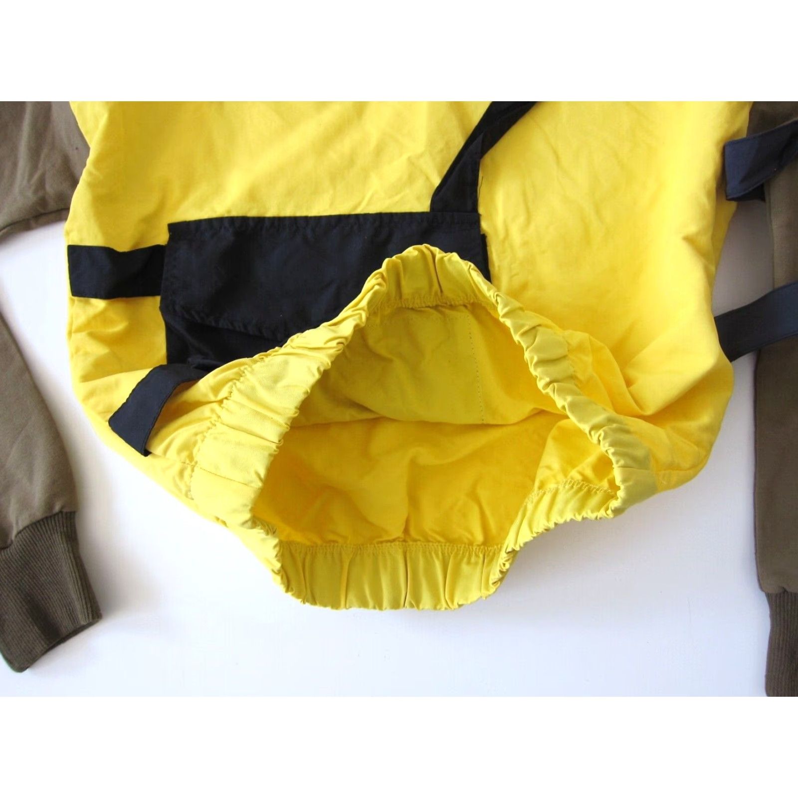 Vintage Q Design Lab Windbreaker Jacket XS Adult Women Yellow Pullover Pocket Cotton Blend 50% XS Size XS / US 0-2 / IT 36-38 - 7 Thumbnail