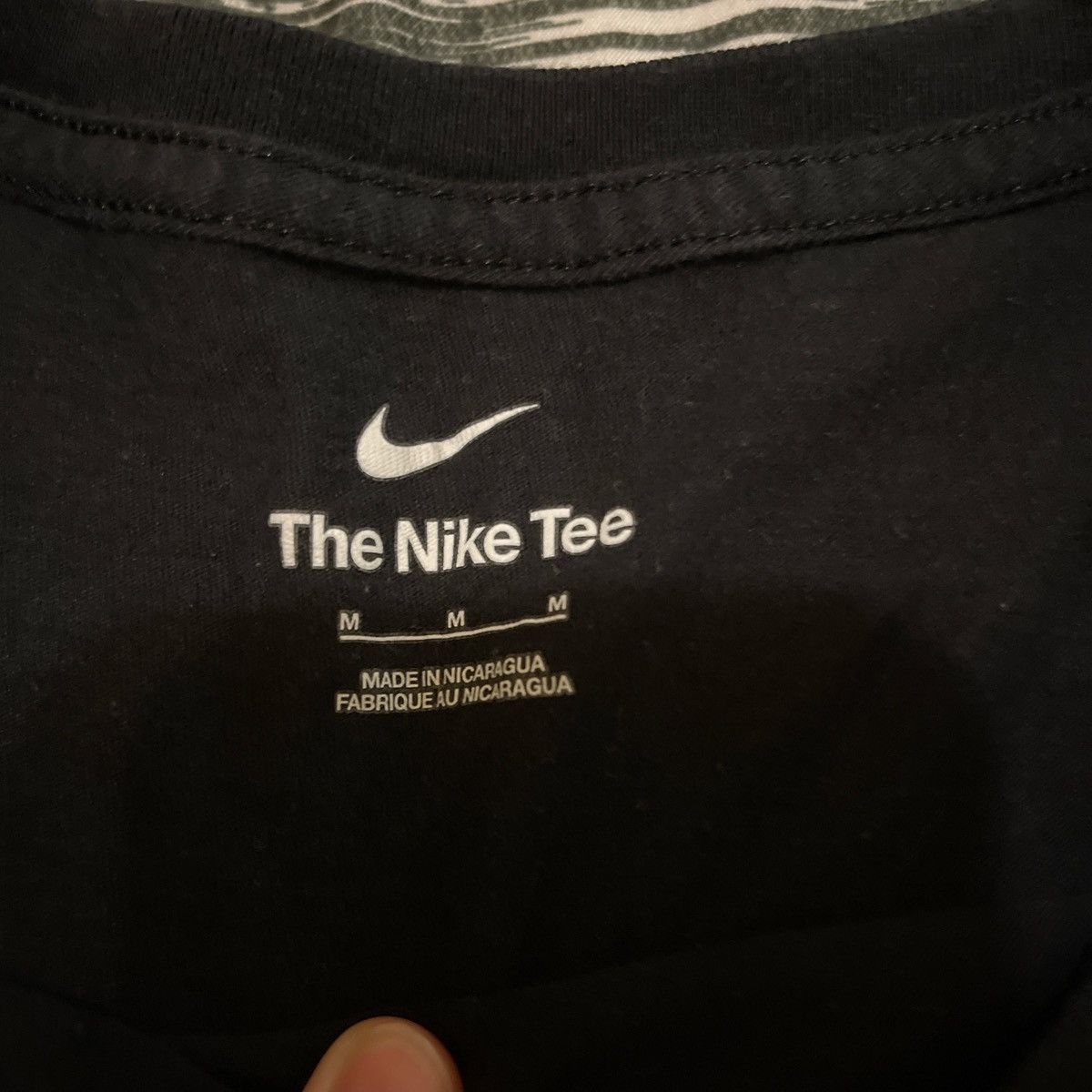 Nike Black Nike logo tee Size US M / EU 48-50 / 2 - 2 Thumbnail