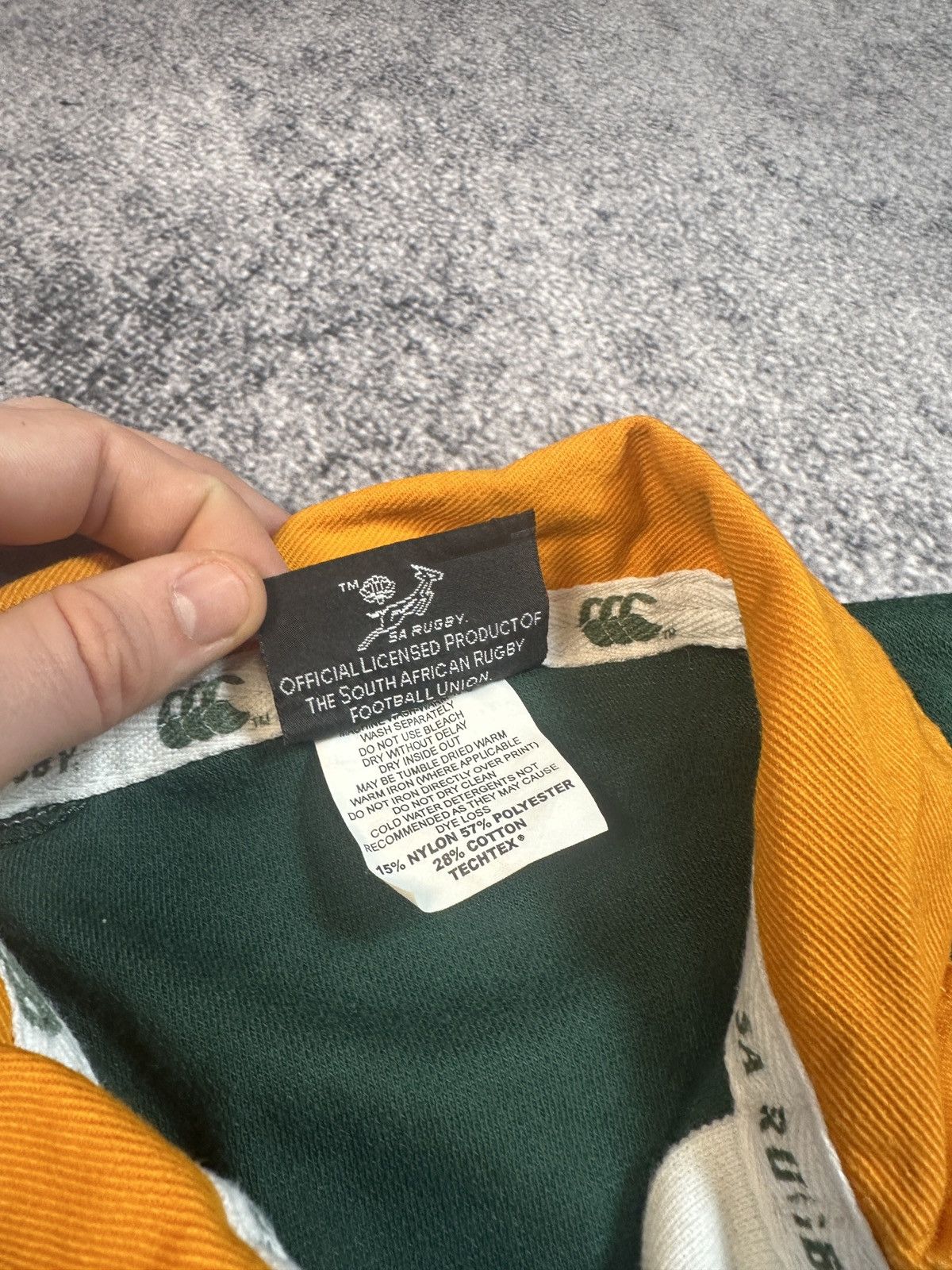 Canterbury of New Zealand × Vintage Vintage Canterbury South Africa Sasol Rugby Jersey Rare M Size US M / EU 48-50 / 2 - 4 Thumbnail
