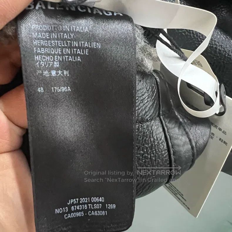 Other Balenciaga Black Hooded Leather Jacket Size US M / EU 48-50 / 2 - 4 Thumbnail