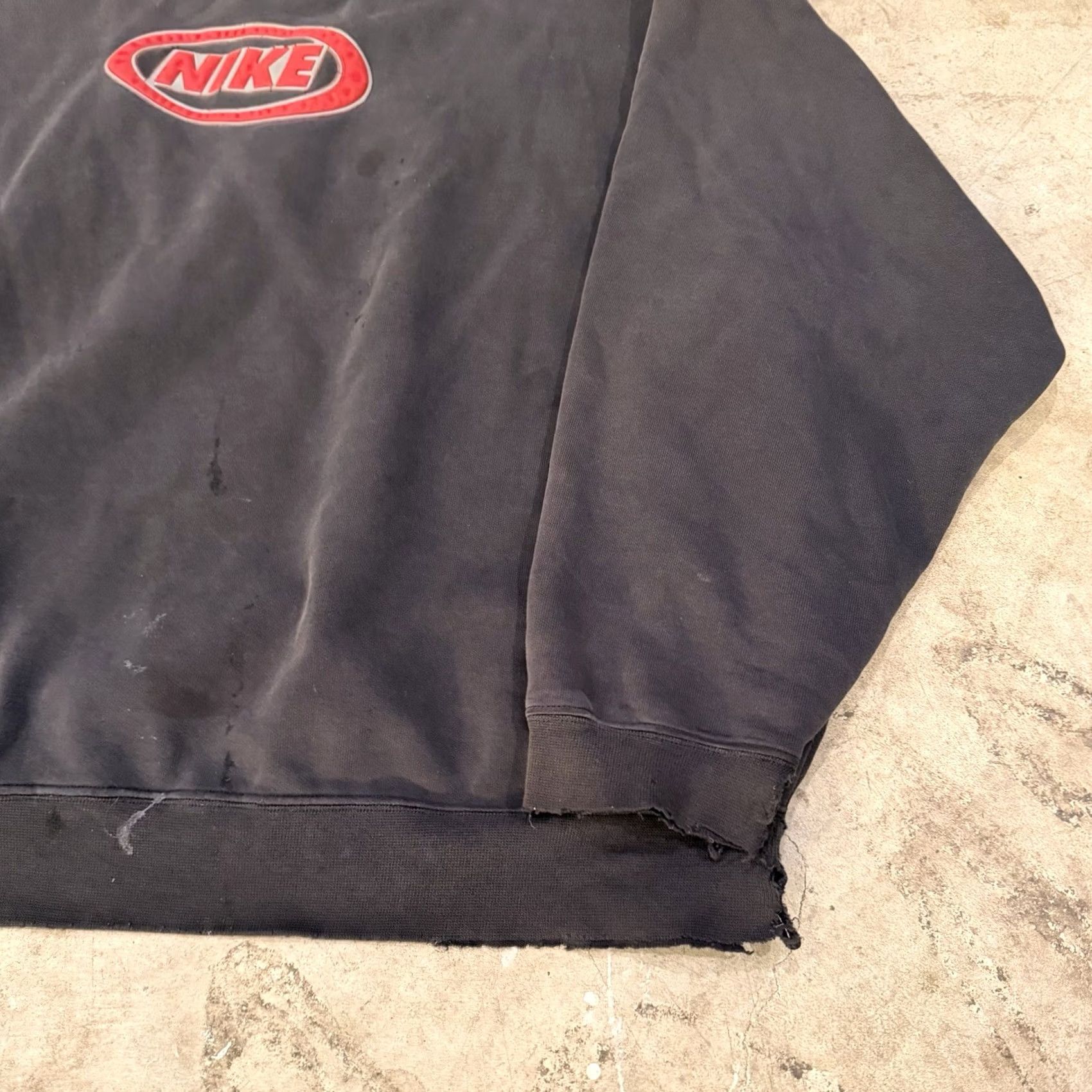 Nike VINTAGE Nike XL Sweatshirt Men 90s Big Logo Reflex Circle Black Size US XL / EU 56 / 4 - 6 Thumbnail