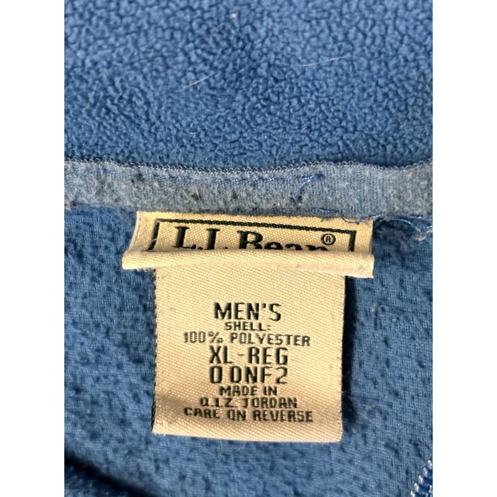 Vintage L.L. Bean Blue Fleece Full Zip Men’s Size XL Regular Full Zip Mock Neck Sweater, Blue, Polyester, Fleece - Men, Regular, 0 DNF2 Size US L / EU 52-54 / 3 - 4 Thumbnail
