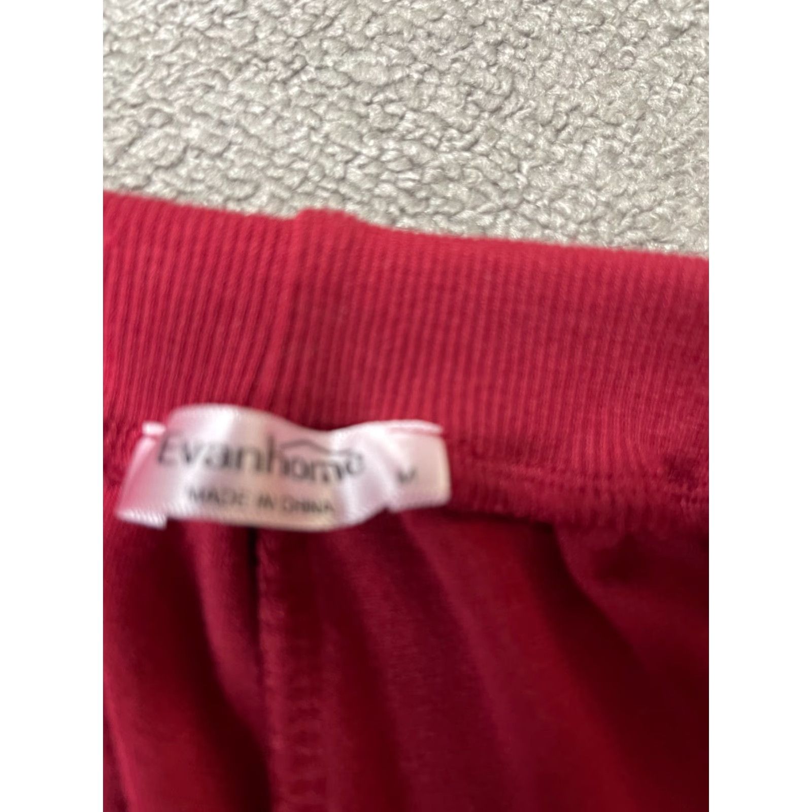 Vintage Evanhome Women's Pajama Pants Medium M Red Size 32" / US 10 / IT 46 - 5 Thumbnail