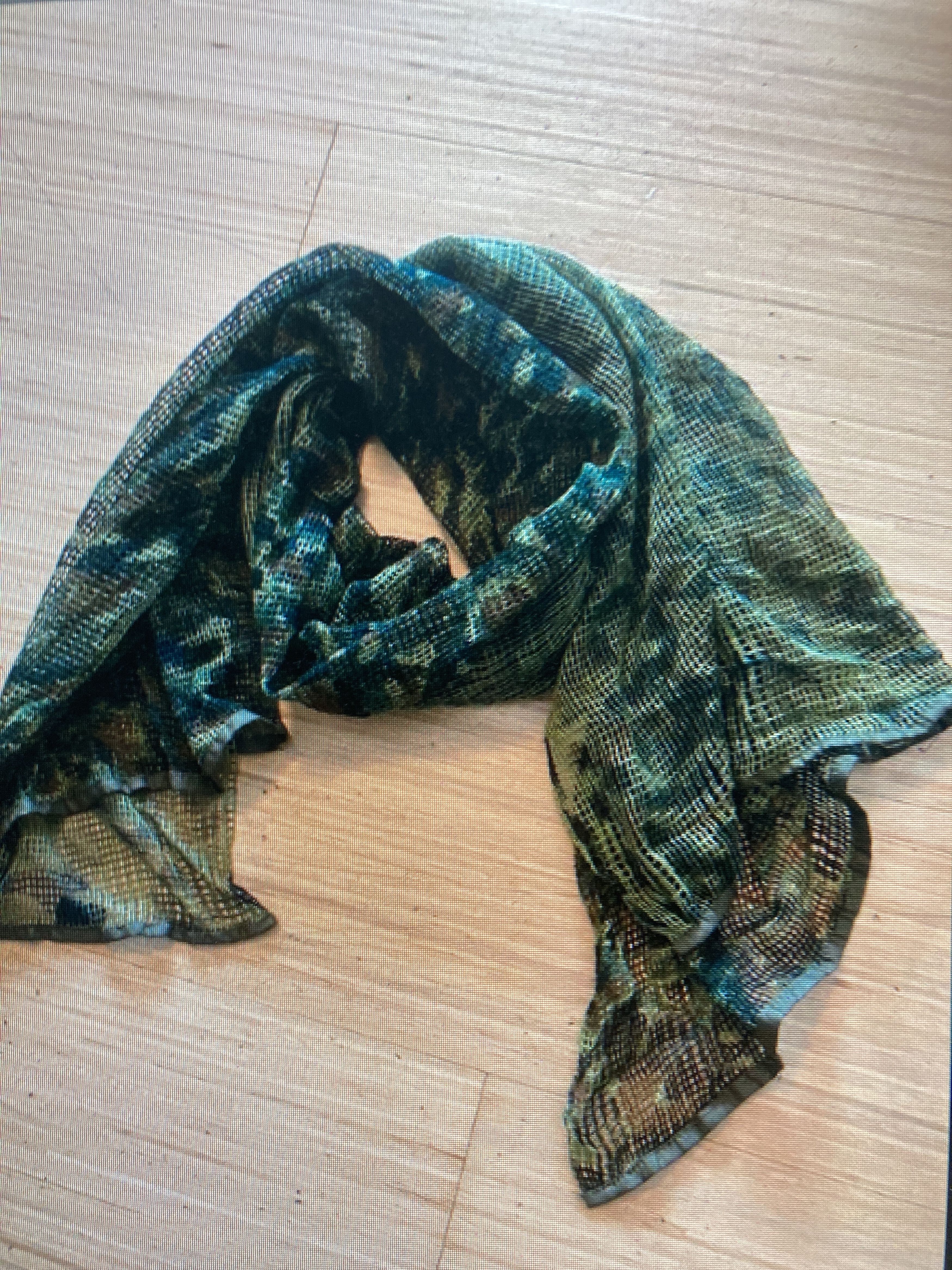 Zara Women green scarf Size ONE SIZE - 1 Preview