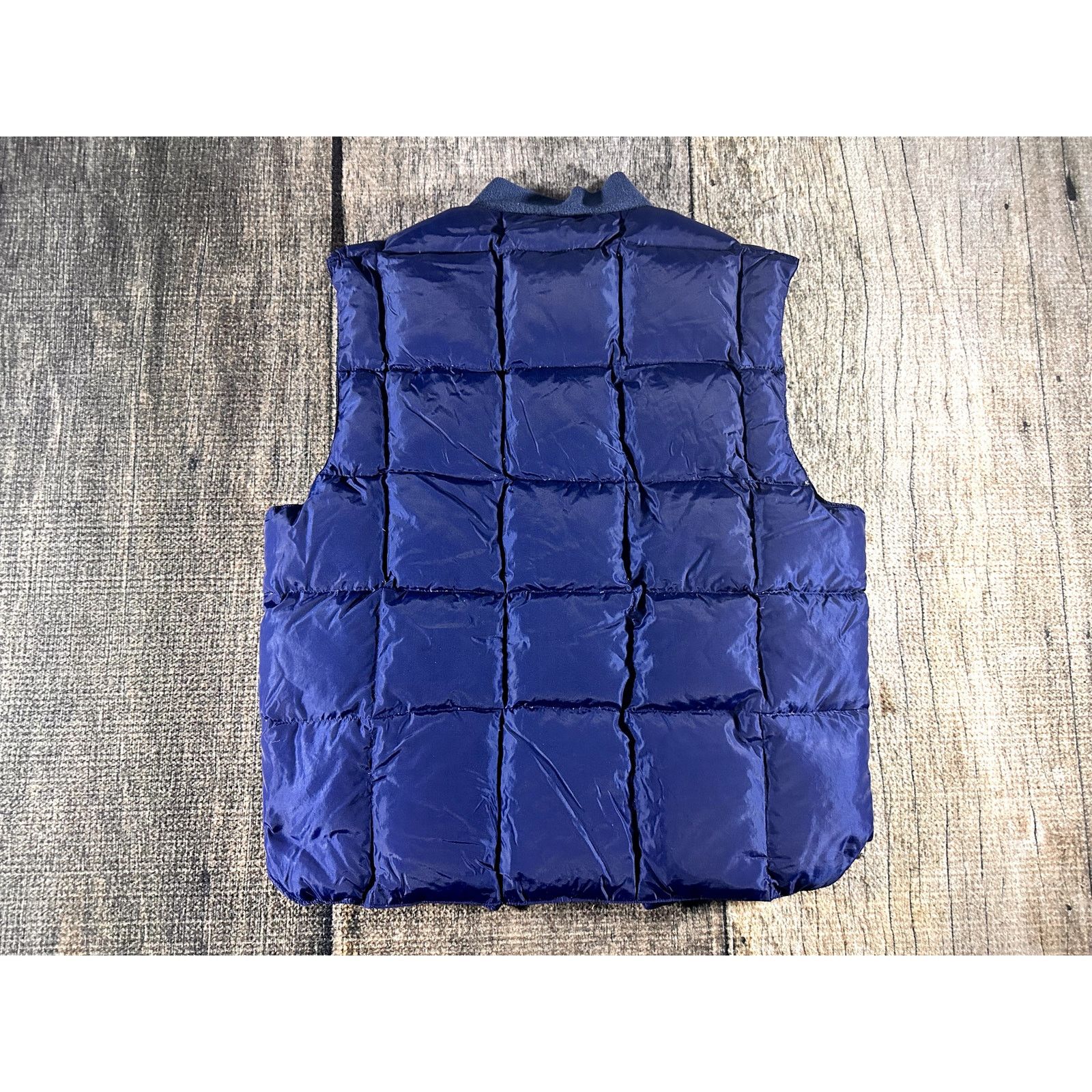 Cabelas Vtg Cabela’s Mens Down Filled Puffer Vest Navy Blue V-Notch Size US L / EU 52-54 / 3 - 5 Thumbnail
