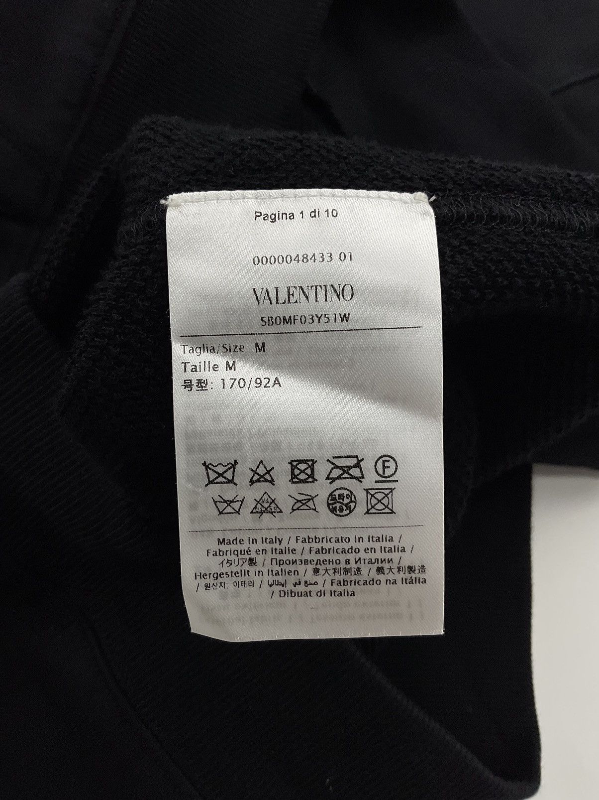 Valentino Valentino Floral Sequin Zip Hoodie Size US M / EU 48-50 / 2 - 7 Thumbnail