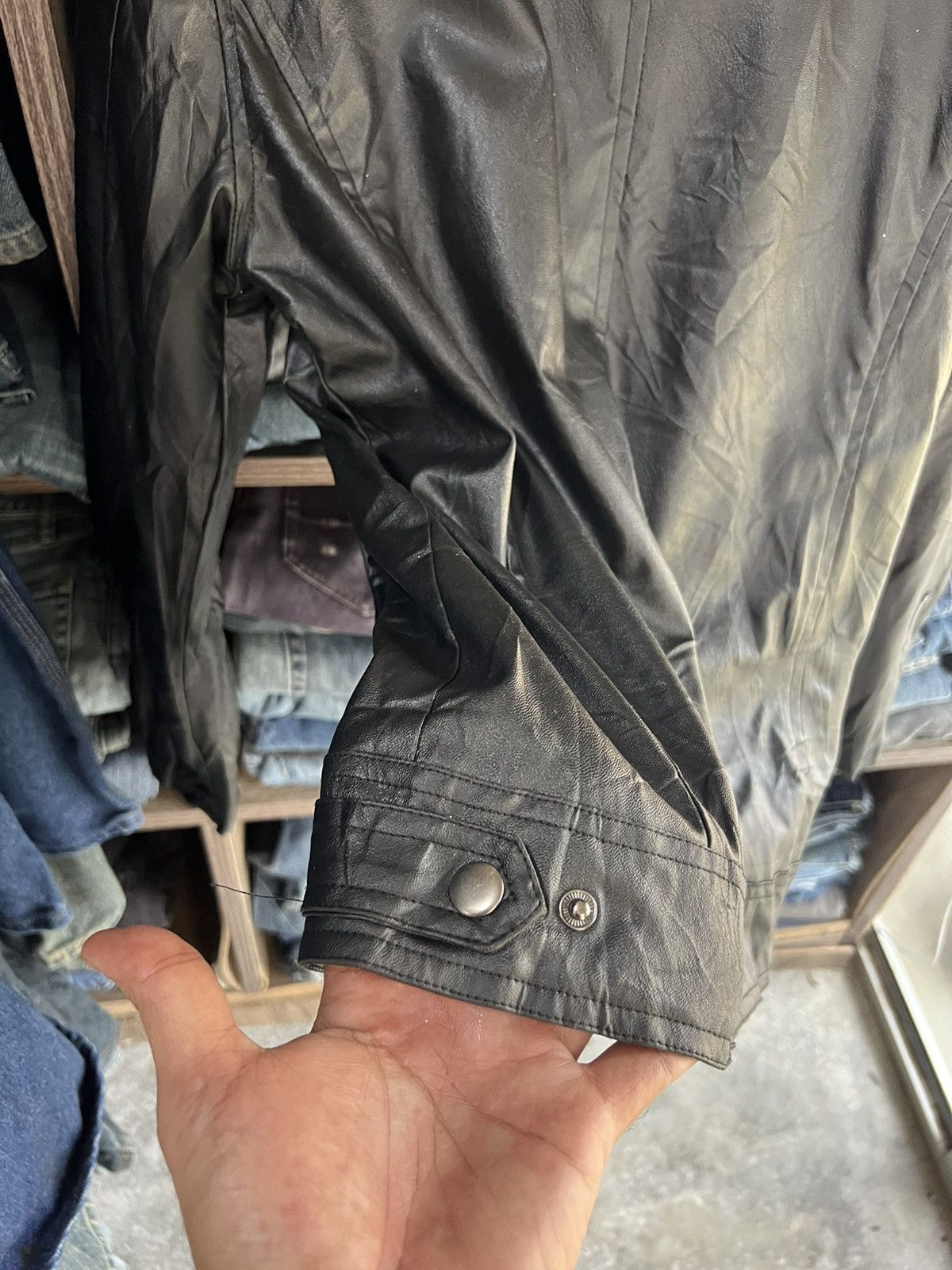 In The Attic 🔥In The Attic Synthetic Leather Jacket Size US S / EU 44-46 / 1 - 12 Thumbnail