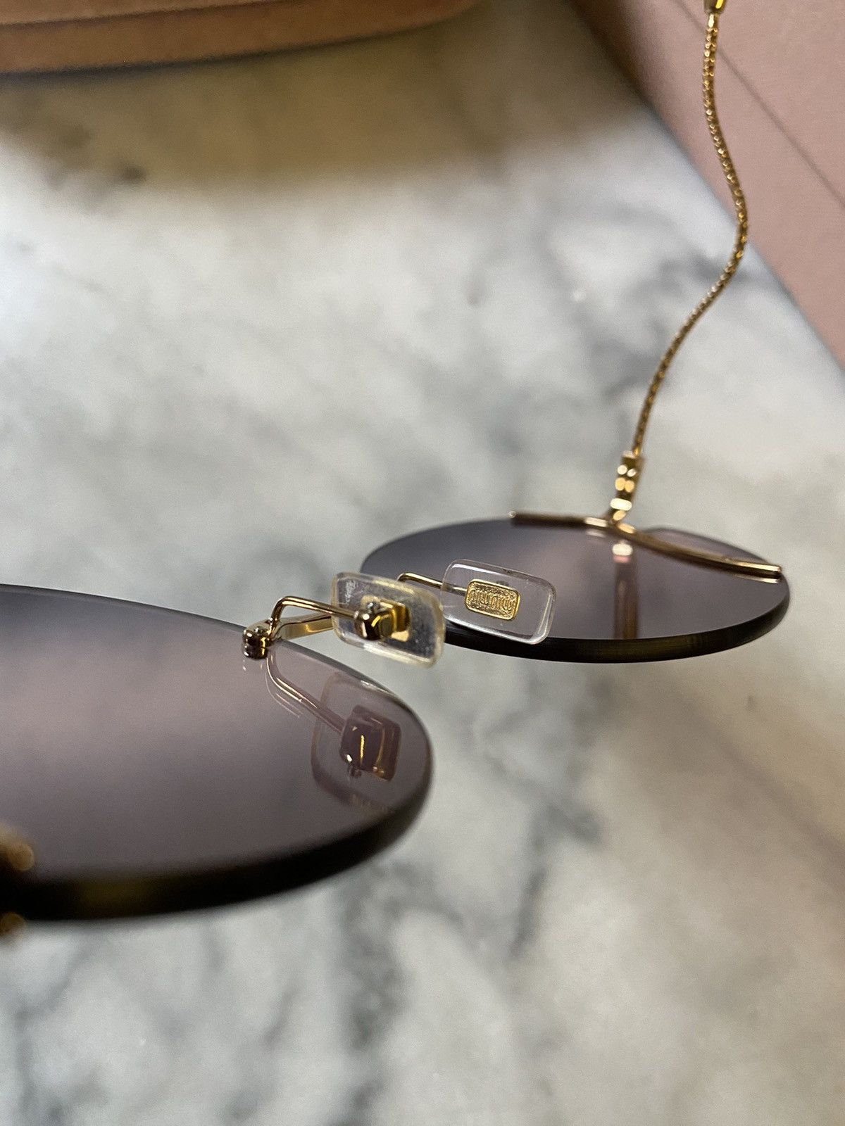 Miu Miu Miu Miu oversized sunglasses Size ONE SIZE - 6 Thumbnail