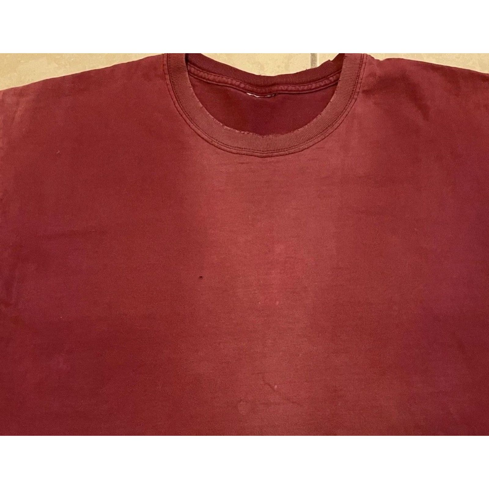 Thrasher VINTAGE Thrashed Distressed Shirt XL Red 90s Biker Grunge Punk Trucker Skate Emo Jeans Men's T-Shirt XL Red 90s Distressed Printed Logo Mens Size US XL / EU 56 / 4 - 7 Thumbnail