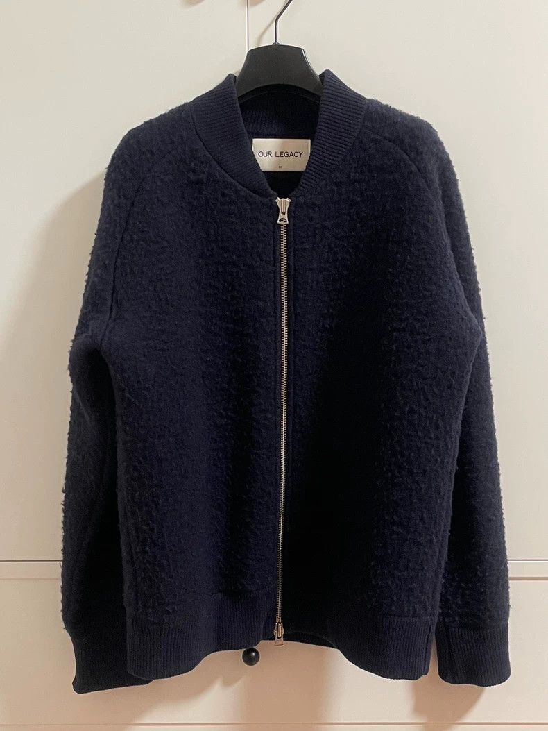 Our Legacy Our Legacy Wool Blend Jacket in Dark Blue - dmc Size US M / EU 48-50 / 2 - 1 Thumbnail