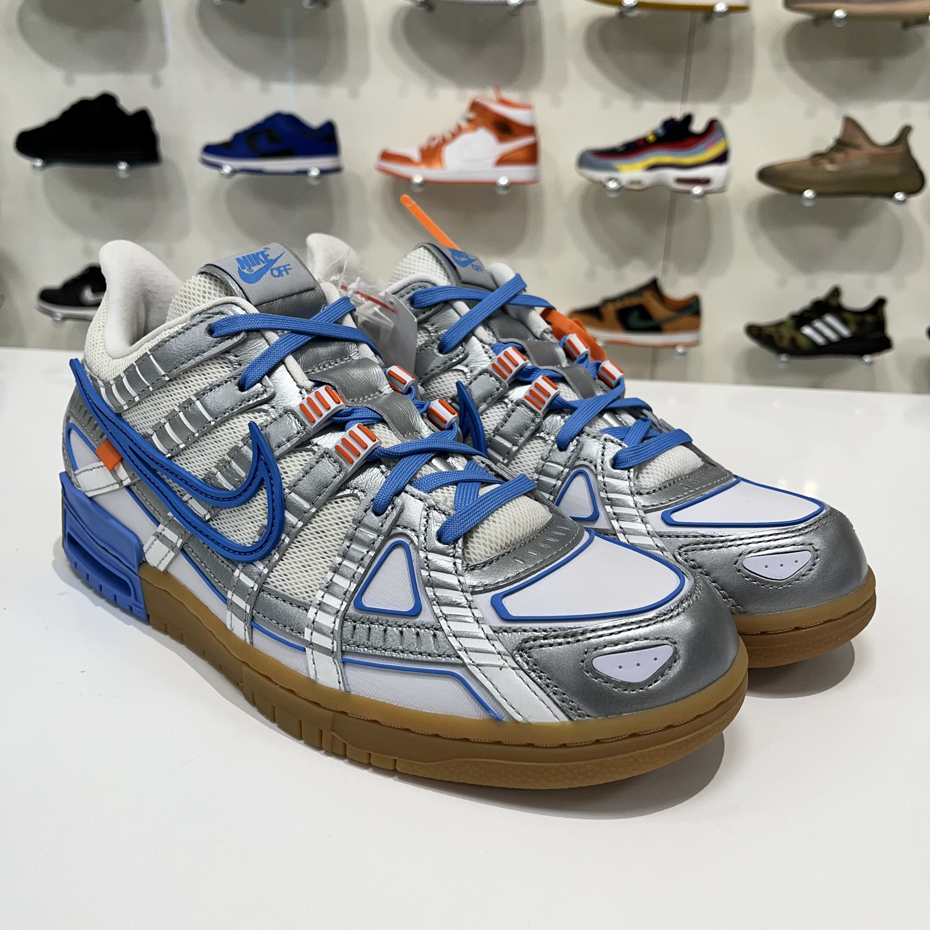 Nike × Off-White NIKE DUNK RUBBER LOW X OFF-WHITE UNIVERSITY BLUE Size US 9.5 / EU 42-43 - 8 Thumbnail