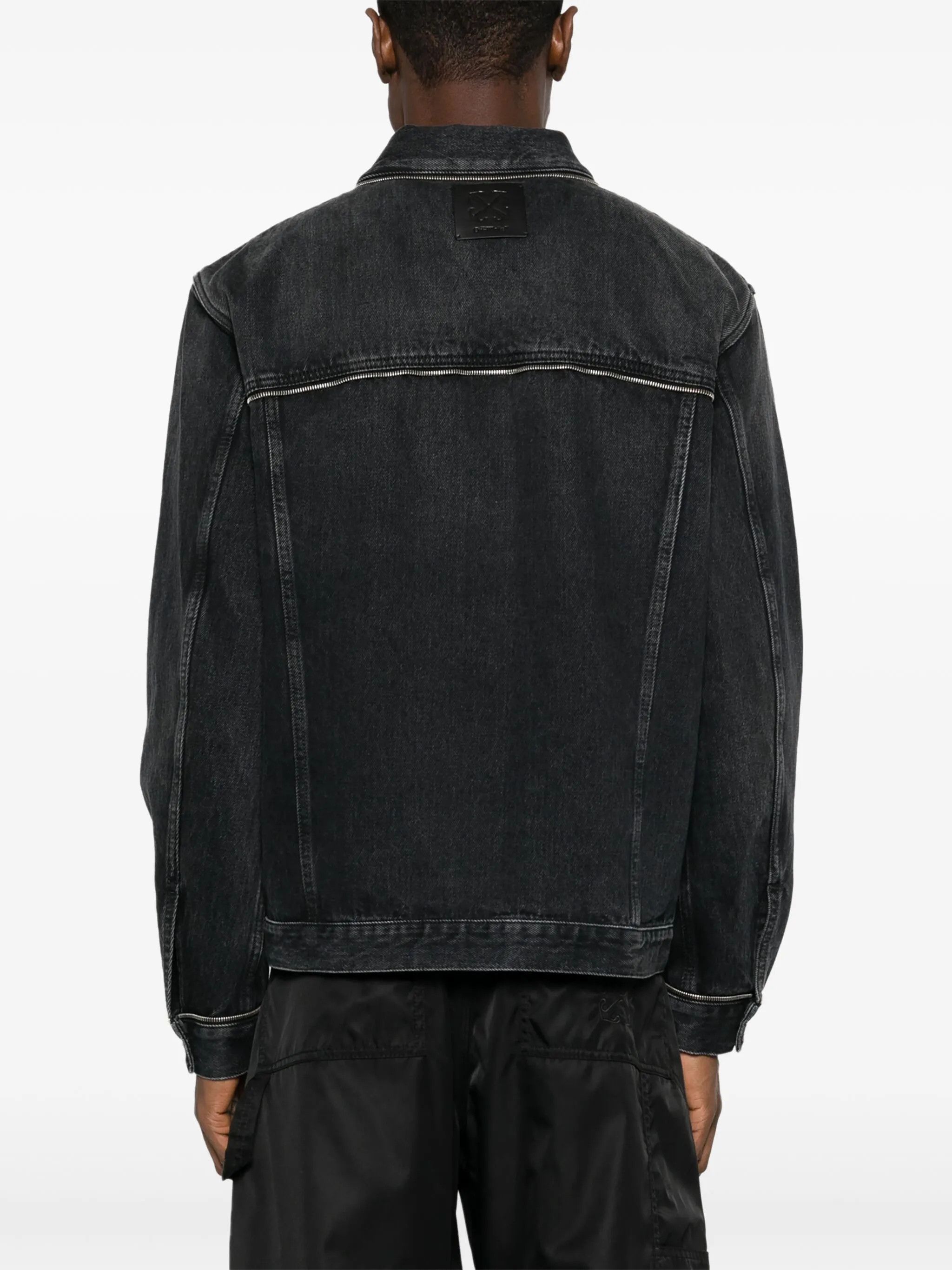 Off-White o1y0225 Denim Jacket in Black Size US XXL / EU 58 / 5 - 4 Thumbnail