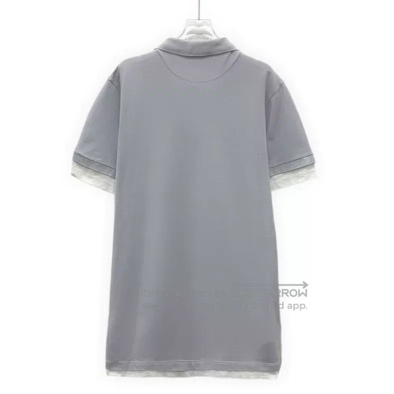 Prada Prada 24 light purple triangle cotton lapel short-sleeved Size XS / US 0-2 / IT 36-38 - 2 Thumbnail