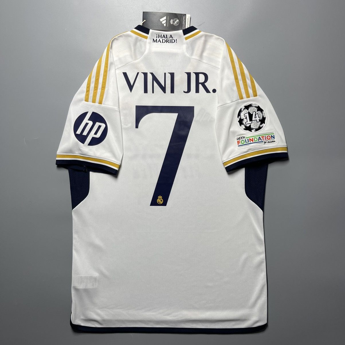 NWT REAL MADRID 2023/2024 FOOTBALL HOME JERSEY #7 VINI JR