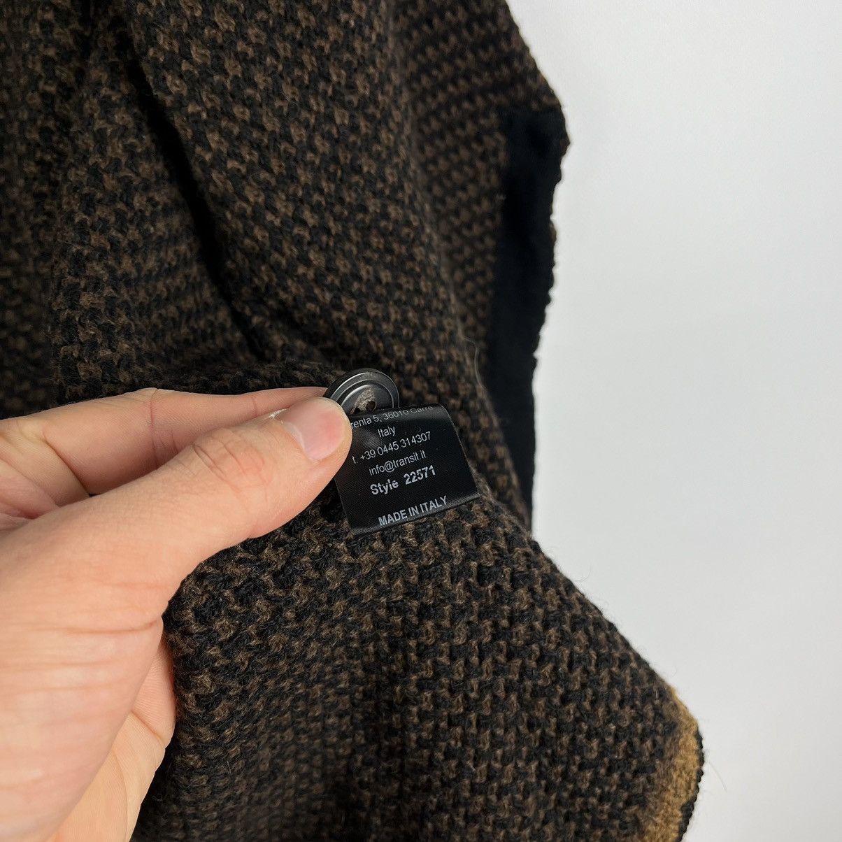 Transit Transit Par Such Knit Cardigan One Size Brown Long Sleeve Size ONE SIZE - 8 Thumbnail