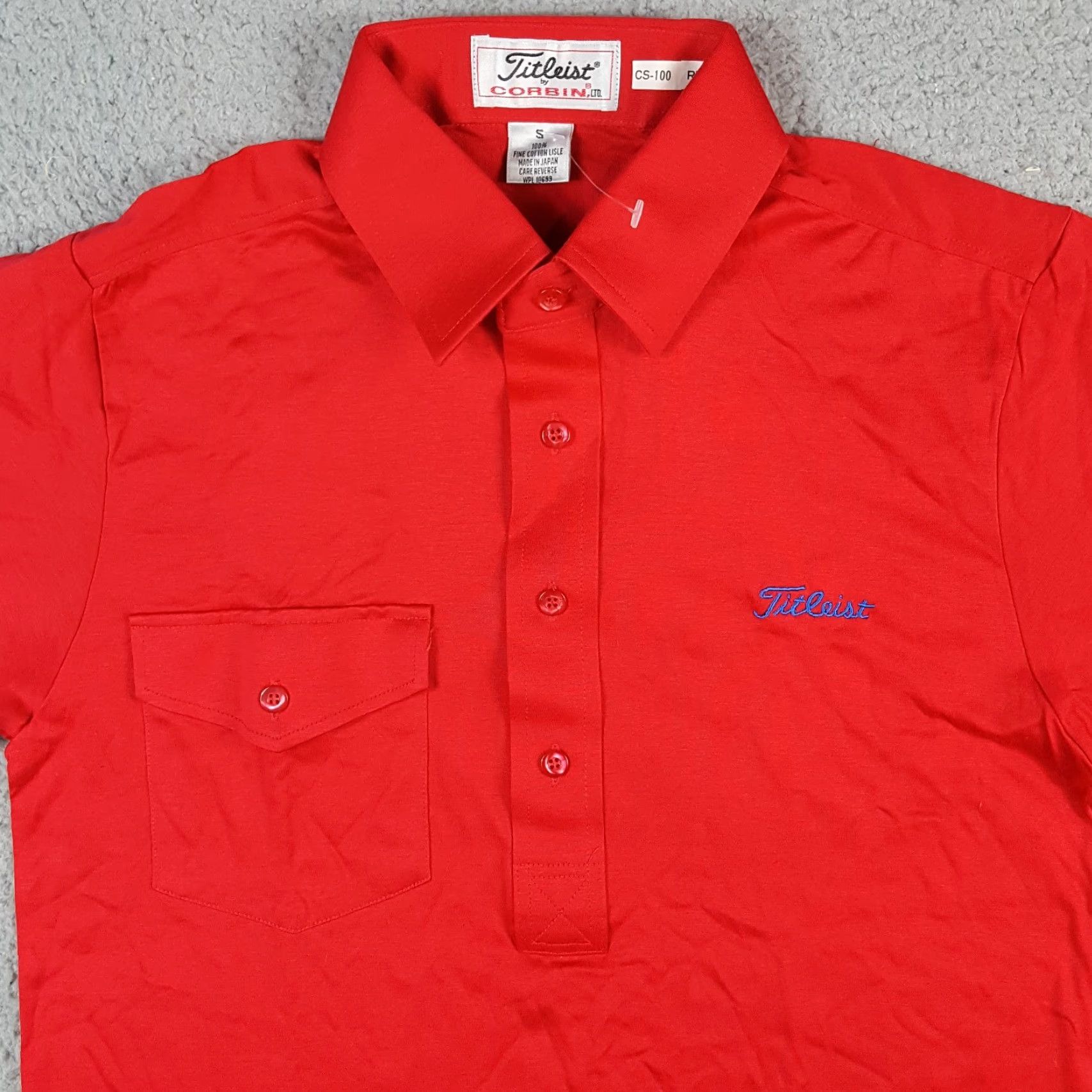 Titleist Titleist Golf Polo Mens Size S Red Vintage Pocket Collared Shirt Size US S / EU 44-46 / 1 - 2 Thumbnail