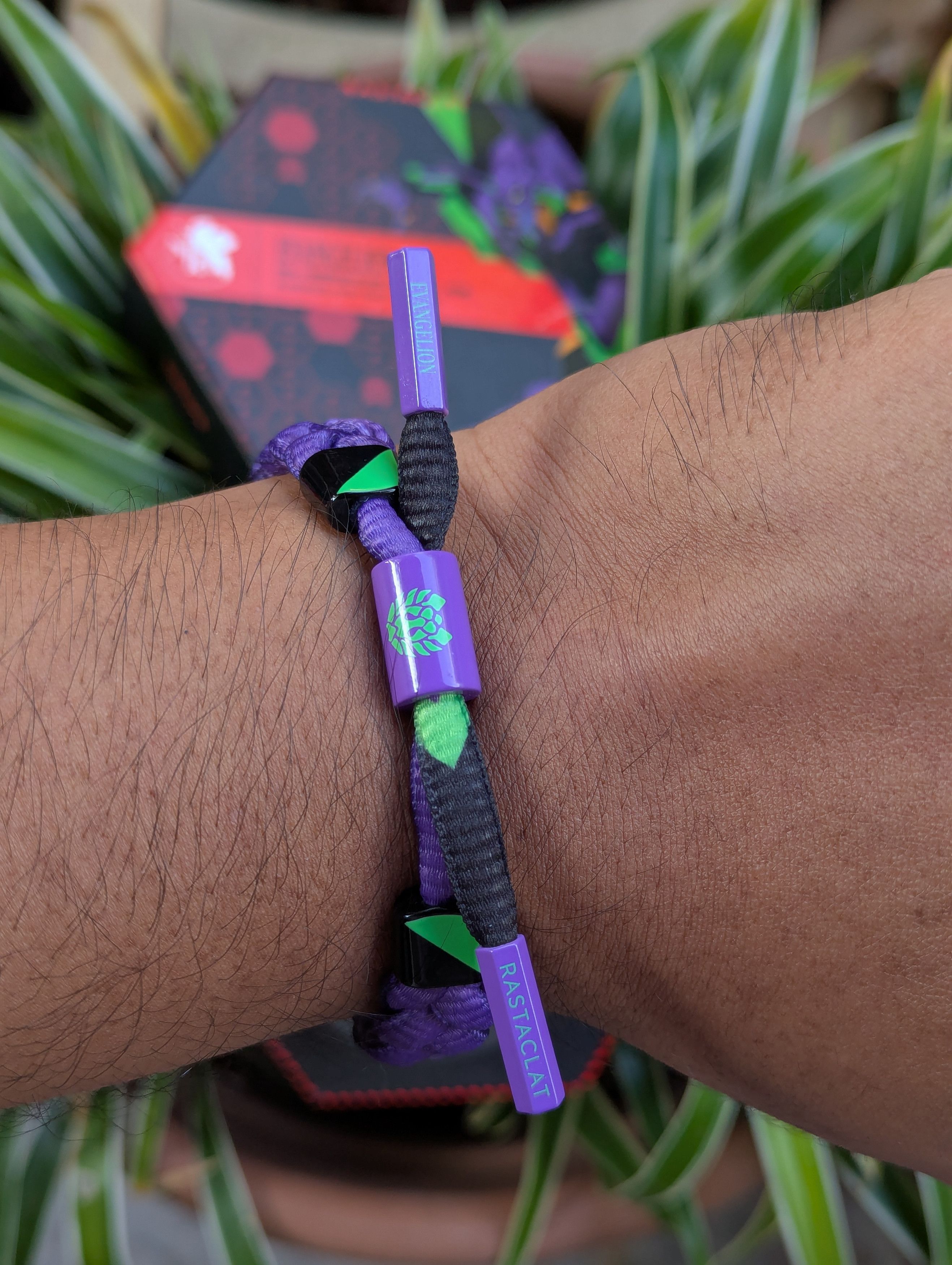 Jewelry Evangelion Anime Official Bracelet Type 01 Unit 01 Size ONE SIZE - 3 Thumbnail