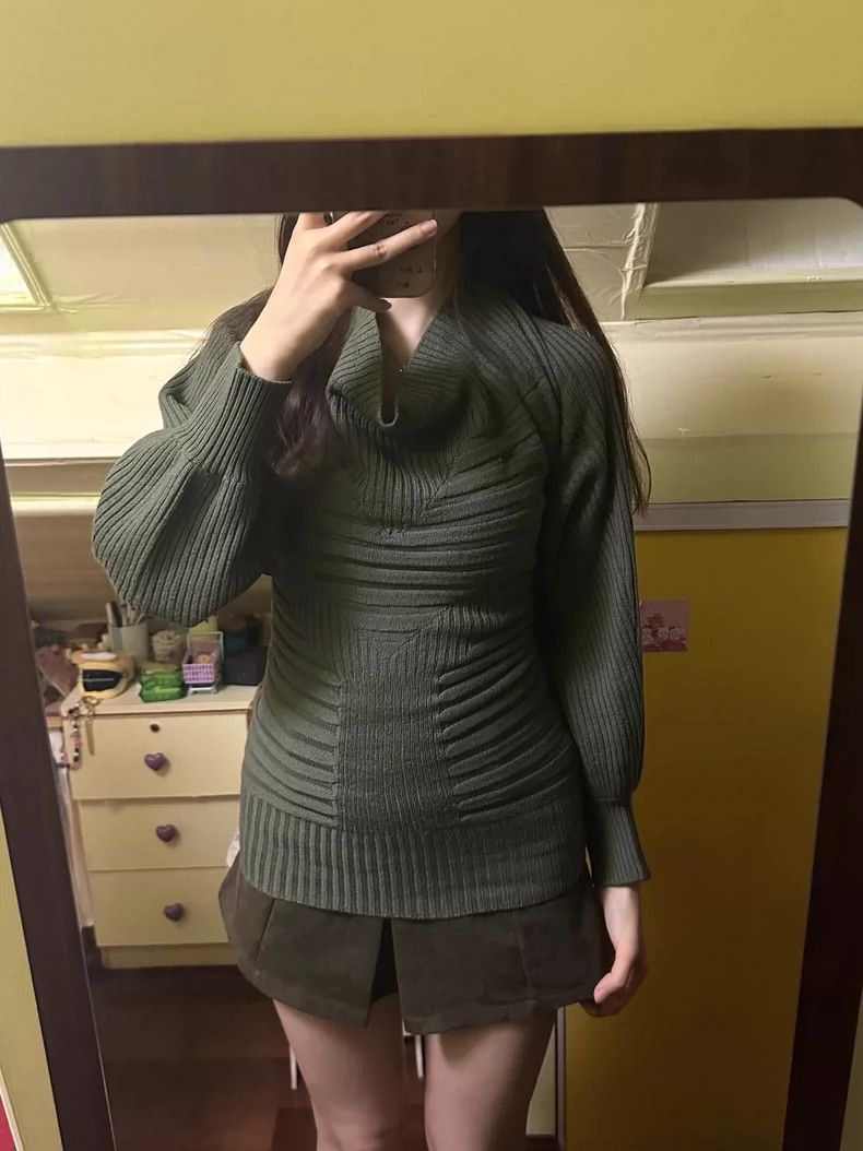 Vivienne Westwood vivienne westwood Green tucked-in sweater Size S / US 4 / IT 40 - 3 Thumbnail