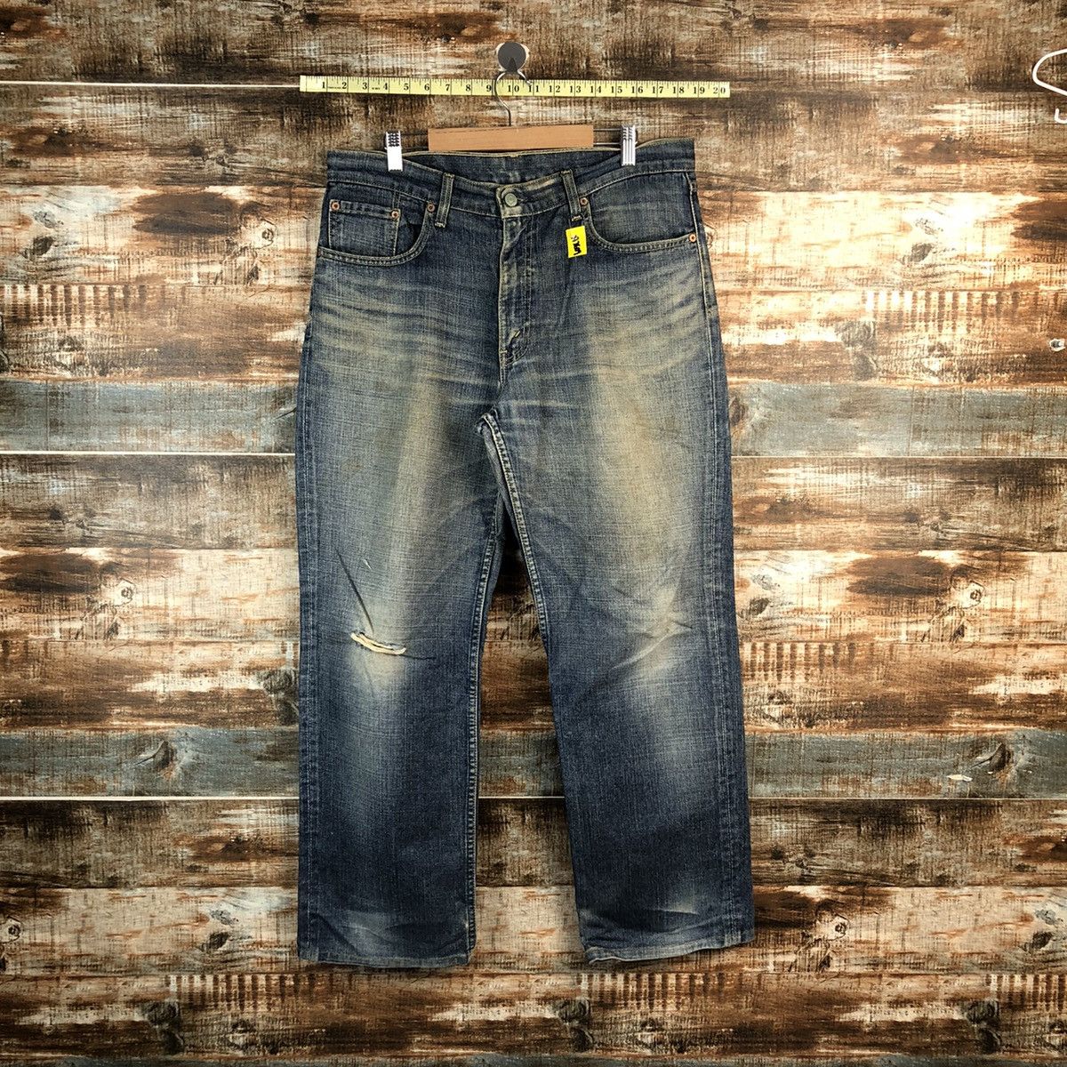 Levi's Levis 533 Blue Denim ripped distressed Pants #A2609 Size US 36 / EU 52 - 1 Thumbnail