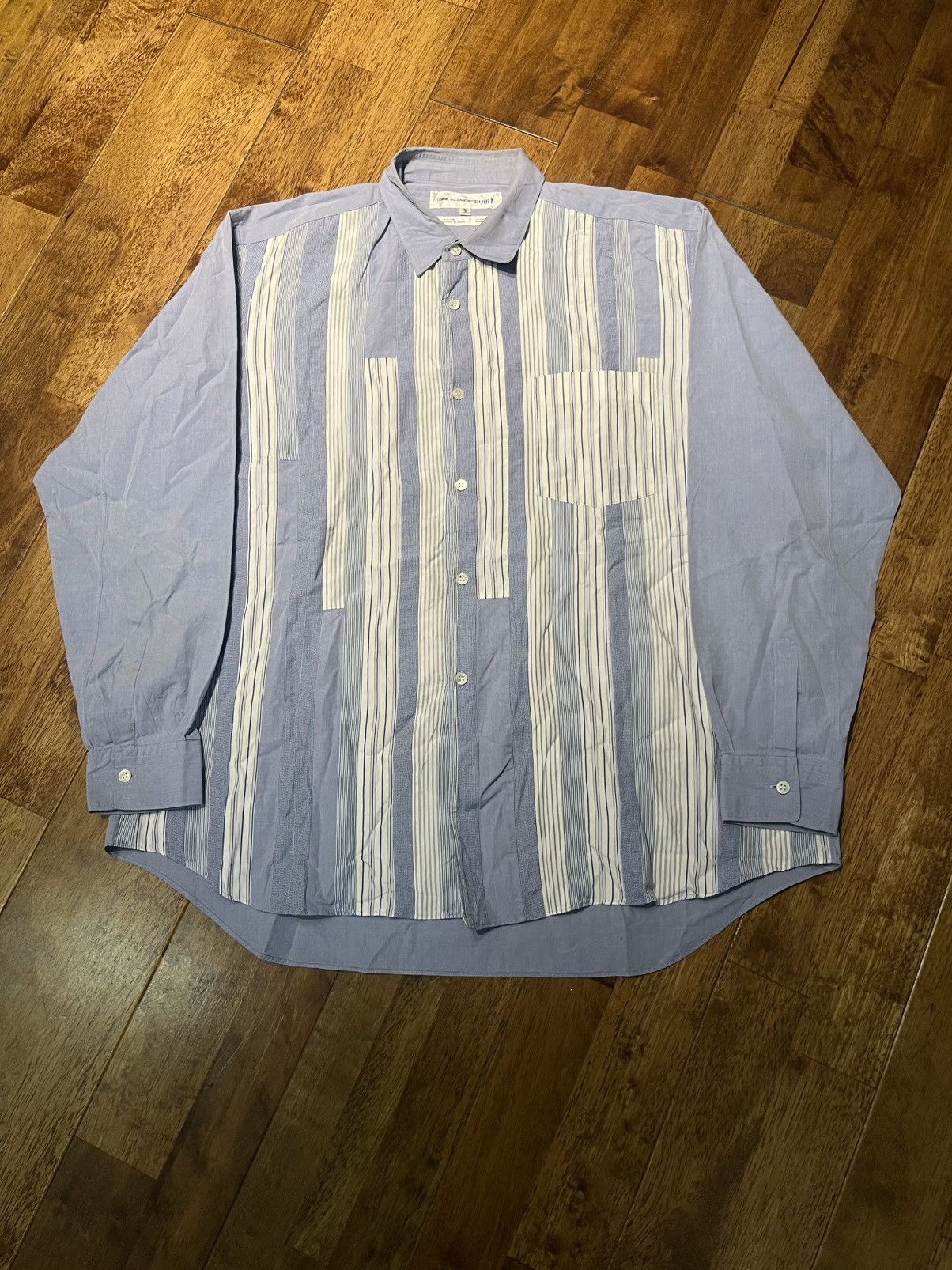 Comme des Garcons 💸ACCEPT BINDING💸 90s Vintage Comme des Garcons Stripe Shirt Size US M / EU 48-50 / 2 - 1 Thumbnail