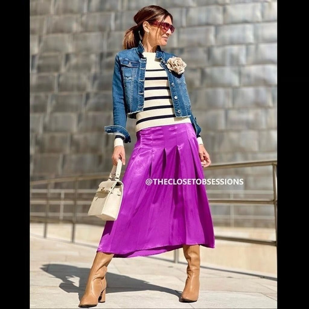 Zara ZARA High-Waisted Midi Skirt NWT LAST ONE!!! Size 27" / US 4 / IT 40 - 7 Thumbnail