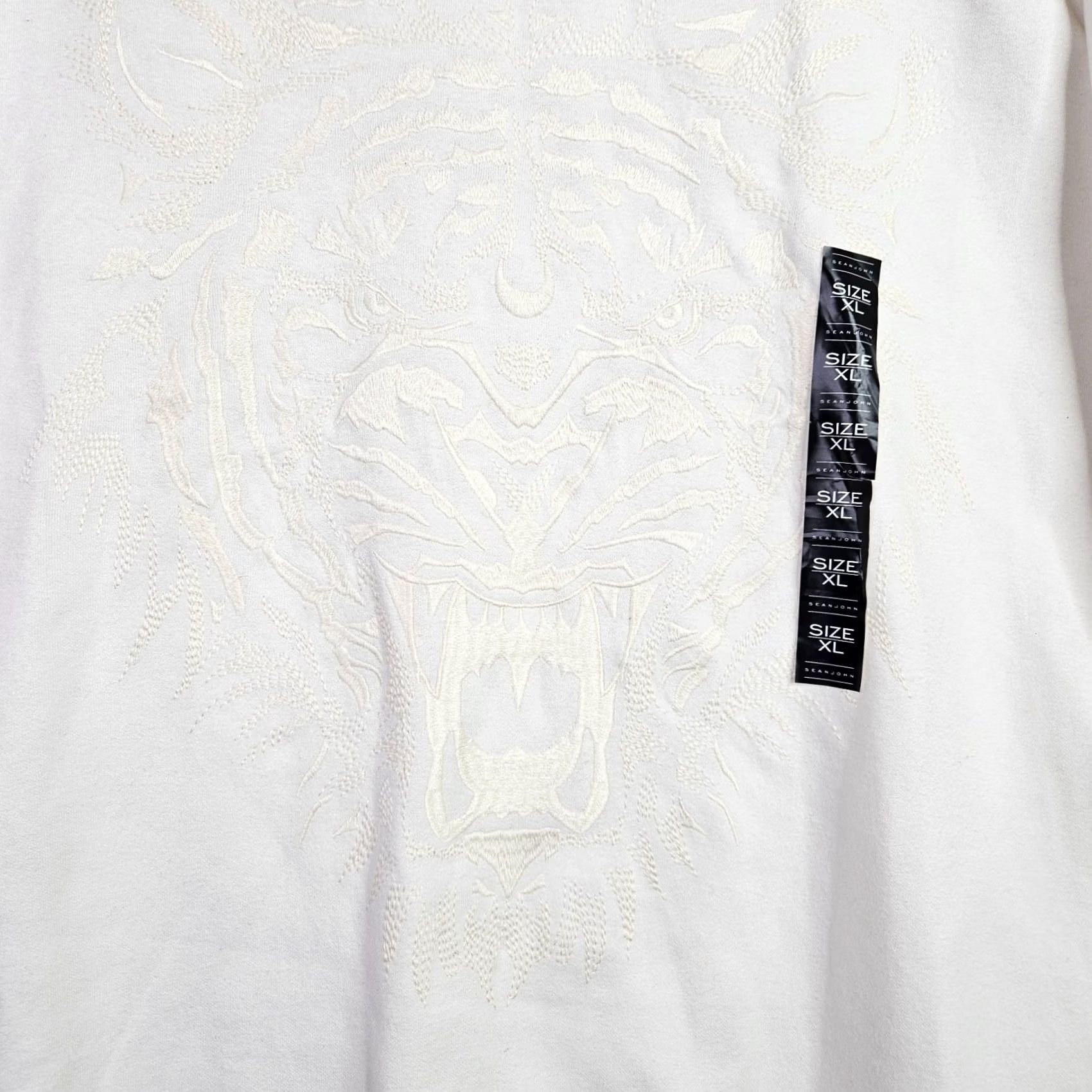 Sean John Sean John Shirt Womens XL White Men Tiger Graphic Sweatshirt Crewneck Streetwear Pullover Size XL / US 12-14 / IT 48-50 - 7 Thumbnail
