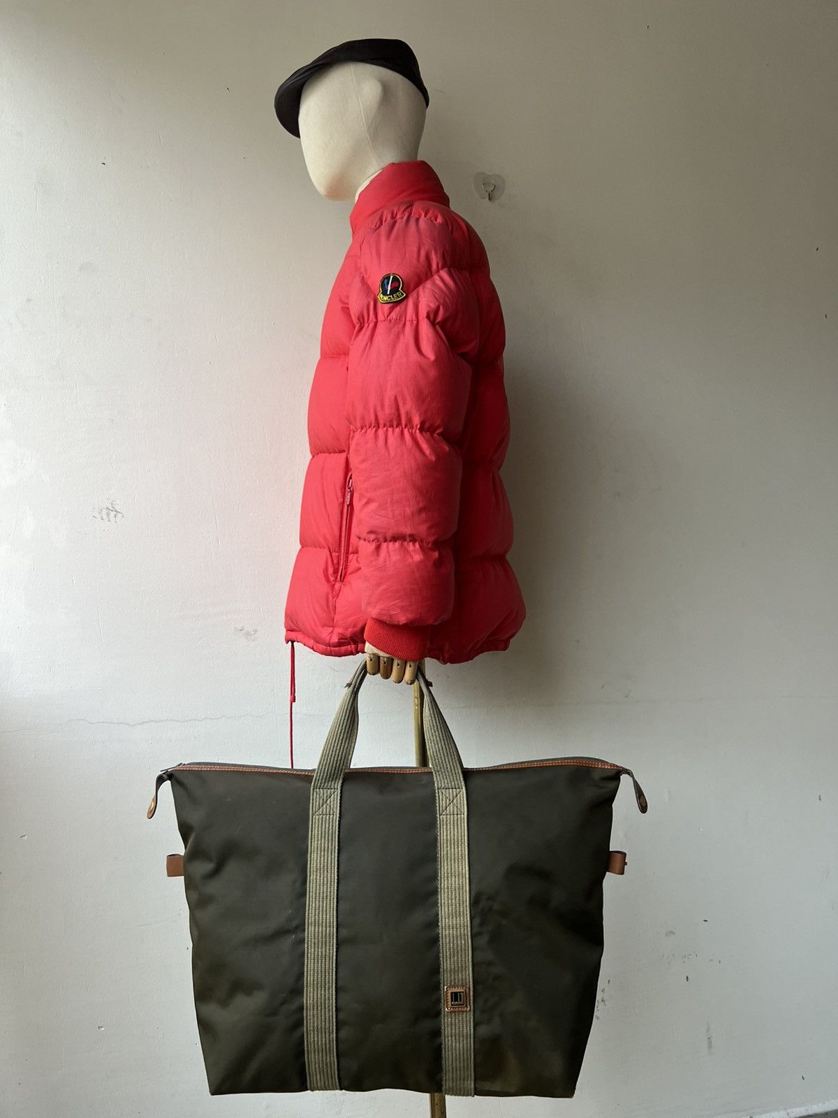 Alfred Dunhill RARE!!! Vintage 70s Dunhill Military Style Huge Tote Bag Size ONE SIZE - 1 Thumbnail