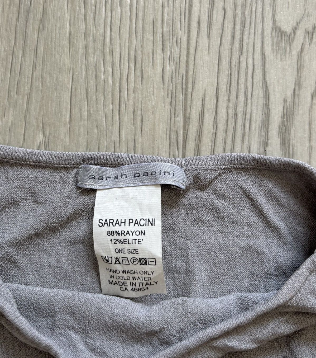Designer × Sarah Pacini × Vintage Avant Garde Tank Top Sarah Pacini Y2K Size ONE SIZE - 3 Thumbnail