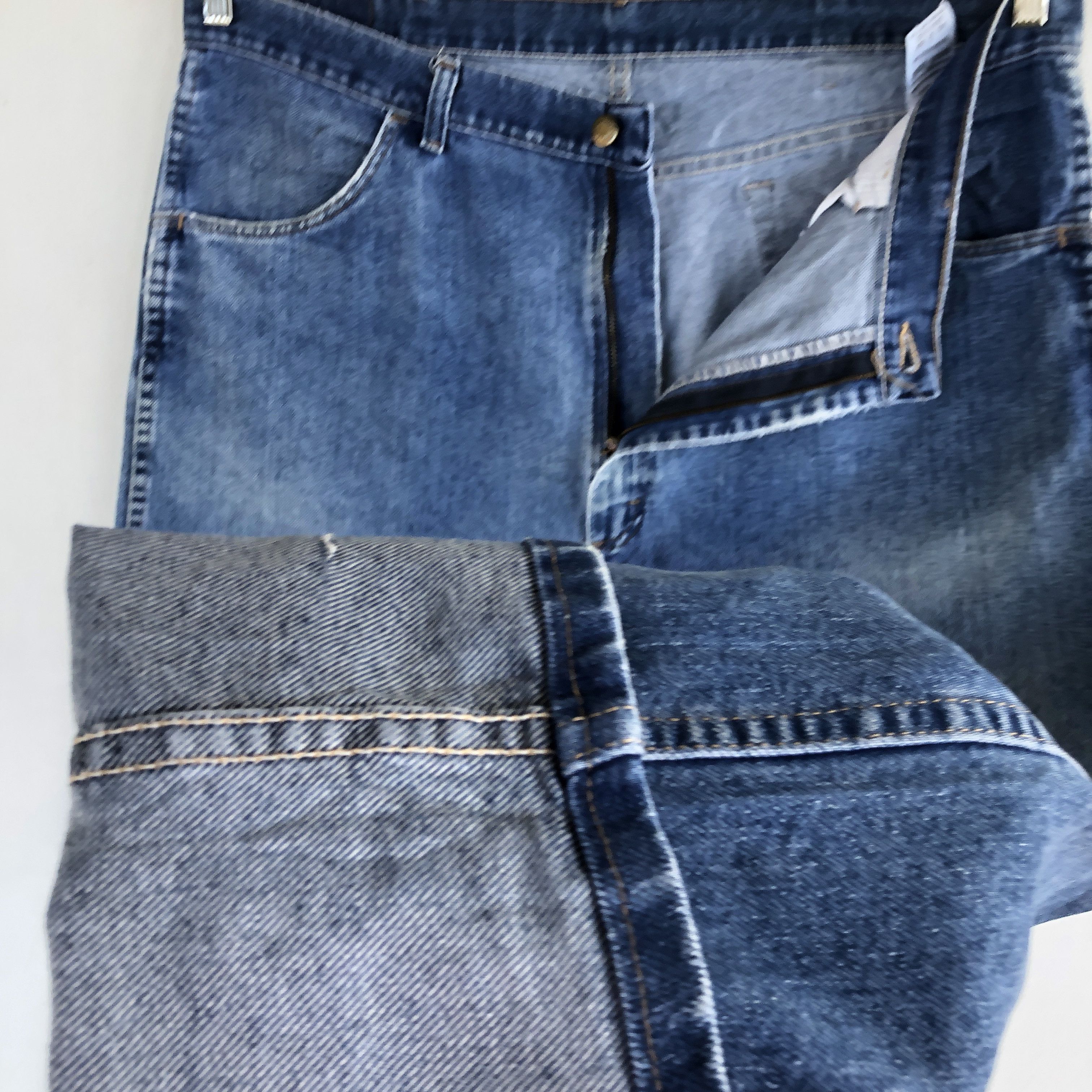 Wrangler Vintage 90's Wrangler Faded Jeans Wrangler Light Wash Denim Size US 36 / EU 52 - 8 Thumbnail