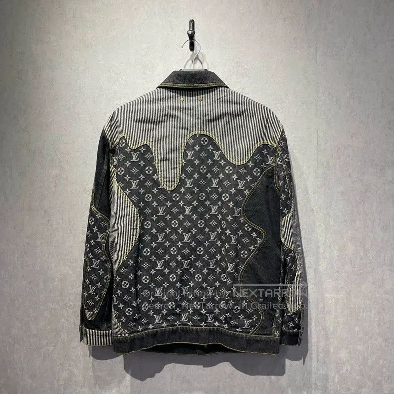 Louis Vuitton Louis Vuitton Deconstructing the Old Flower Denim Jacket Size US S / EU 44-46 / 1 - 2 Thumbnail