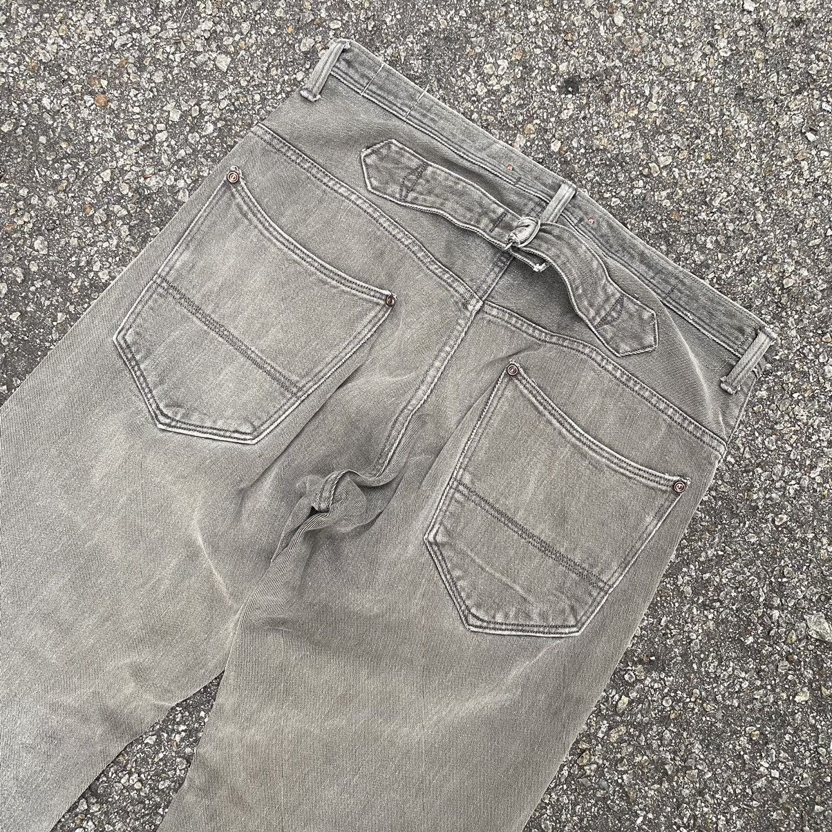 Japanese Brand Japanese Johnbull Faded Grey Denim Jeans Size US 32 / EU 48 - 8 Thumbnail