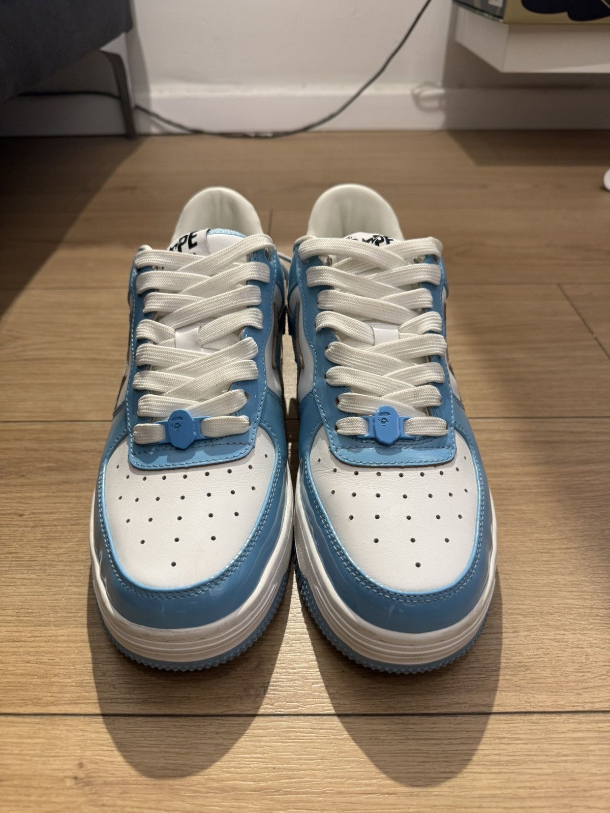 Bape bathing ape bape sta low blue white Size US 11 / EU 44 - 3 Thumbnail