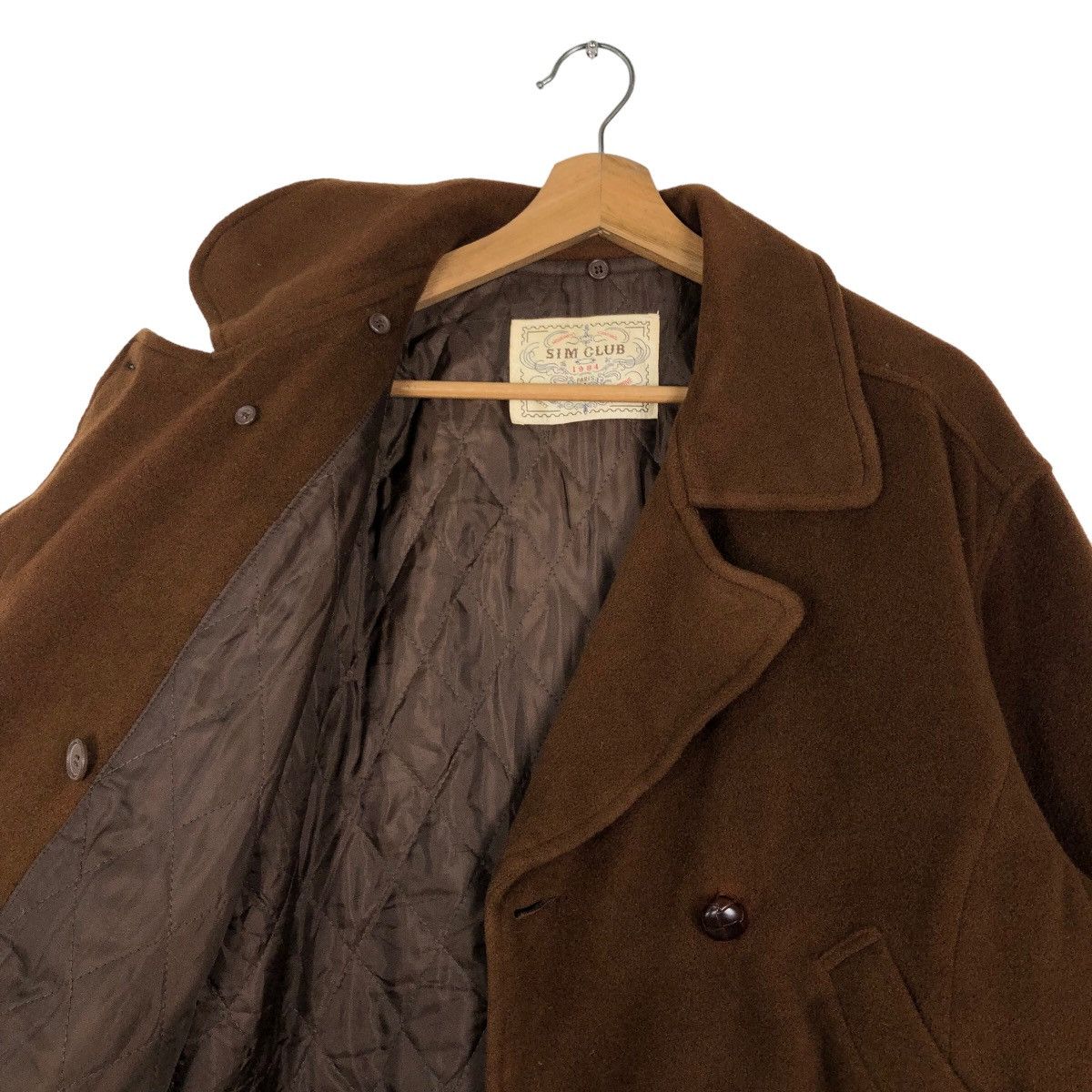 Japanese Brand 🔥Vintage Wool Bomber Jacket Sim Club 1994 Issey Miyake Size US M / EU 48-50 / 2 - 9 Thumbnail