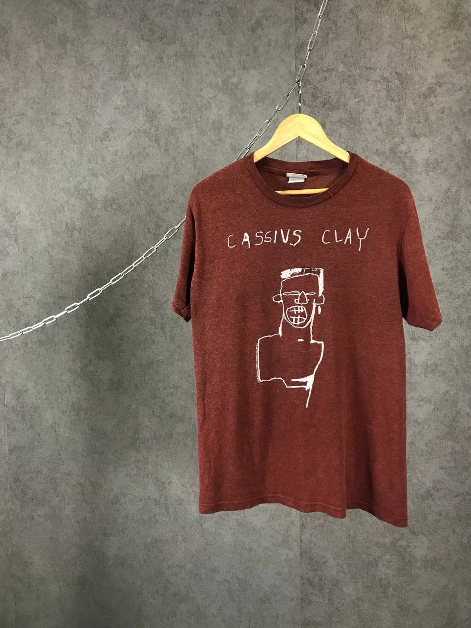 Vintage Cassius Clay x Jean Michael Basquiat art vintage tee Size US L / EU 52-54 / 3 - 1 Thumbnail
