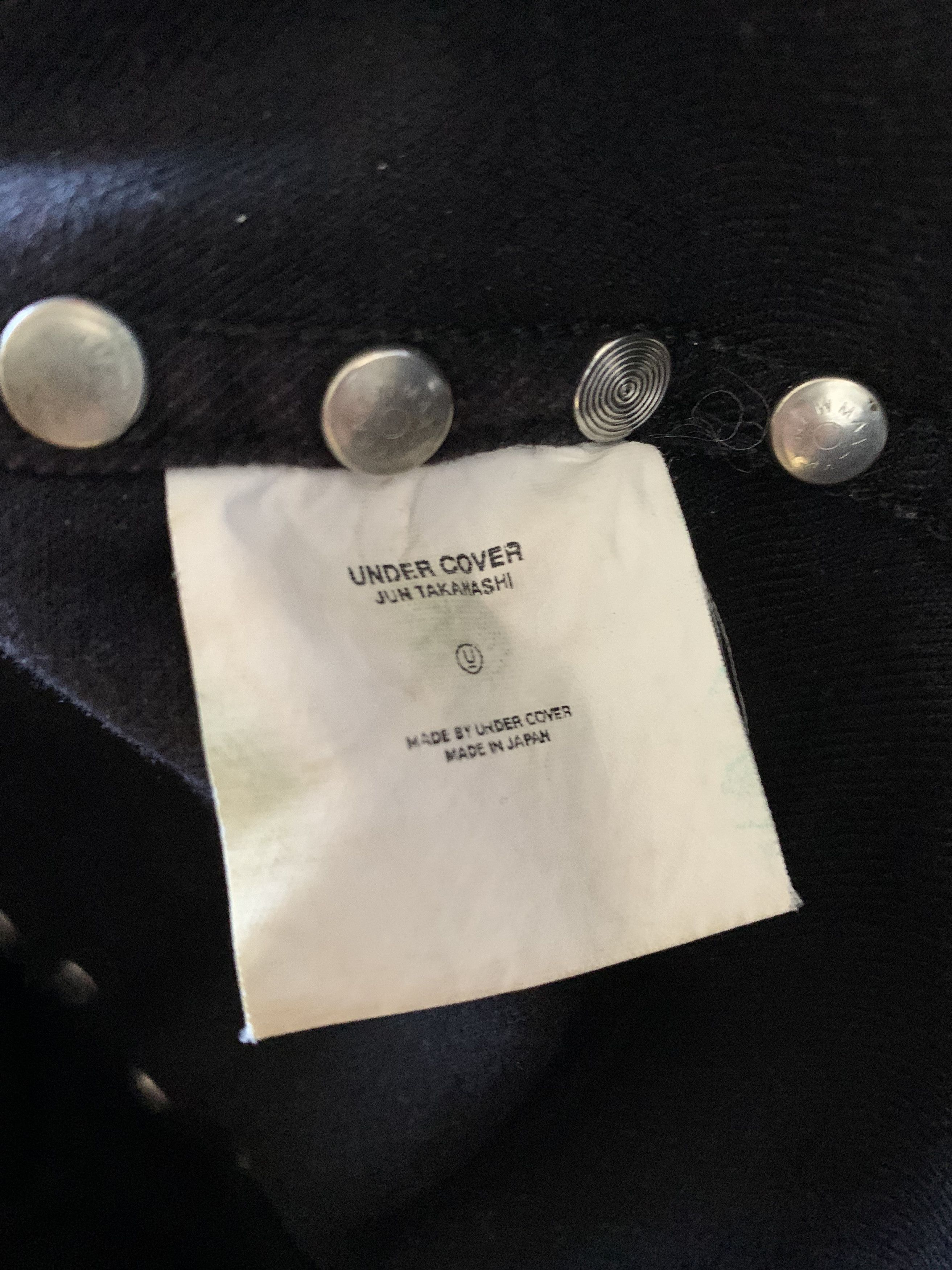Undercover SS04 ‘Languid’ Studded Denim Size US 33 - 6 Thumbnail