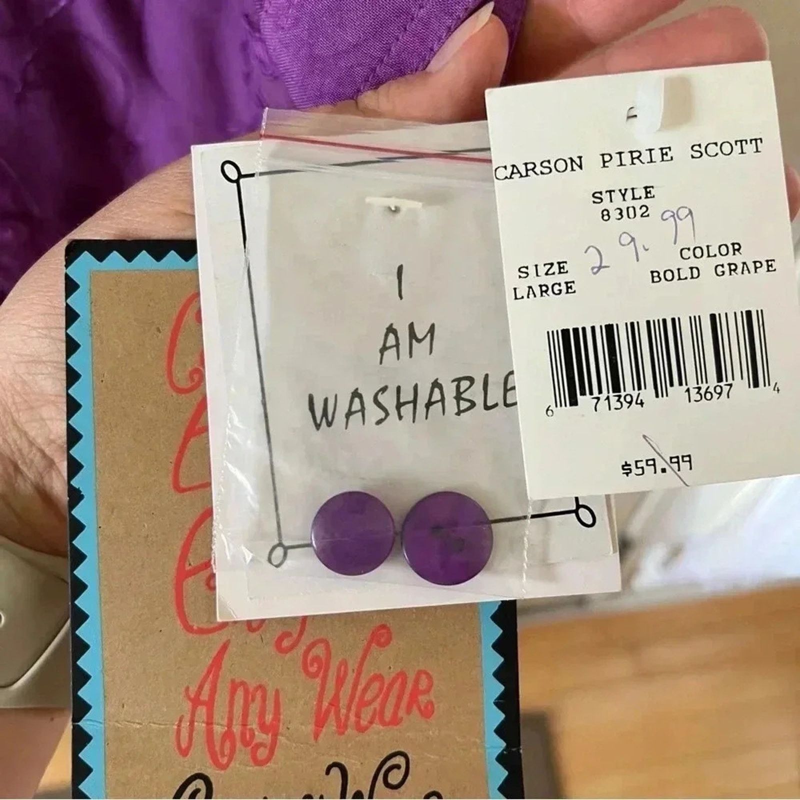 Other Country Wear Casuals NWT Vintage Purple Maxi Dress w/ Shirt Size L / US 10 / IT 46 - 7 Thumbnail