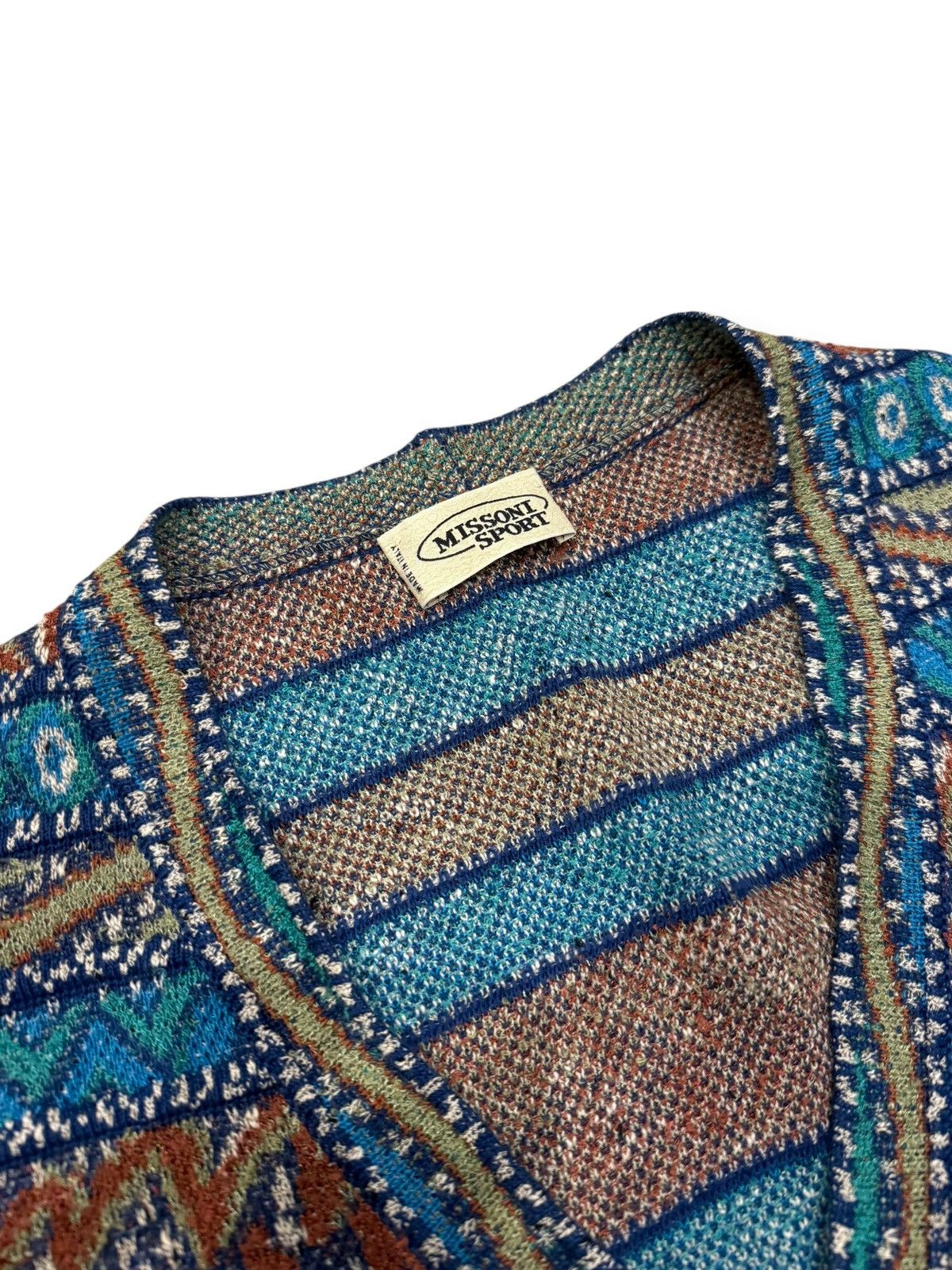 Missoni Missoni sport vintage sweat cardigan Size US L / EU 52-54 / 3 - 4 Thumbnail