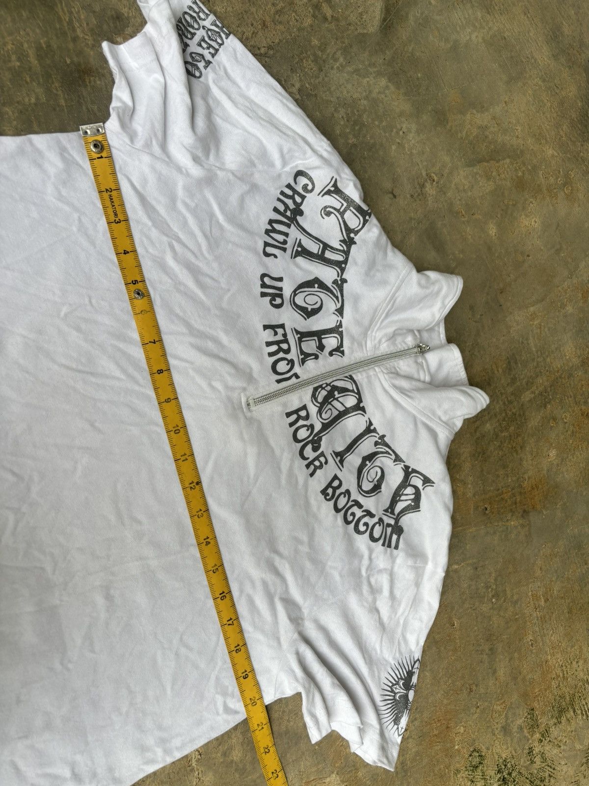 Hysteric Glamour Y2k Ewoyal Skull Ifsixwasnine Punk Style Zip Tshirt Size US L / EU 52-54 / 3 - 11 Thumbnail