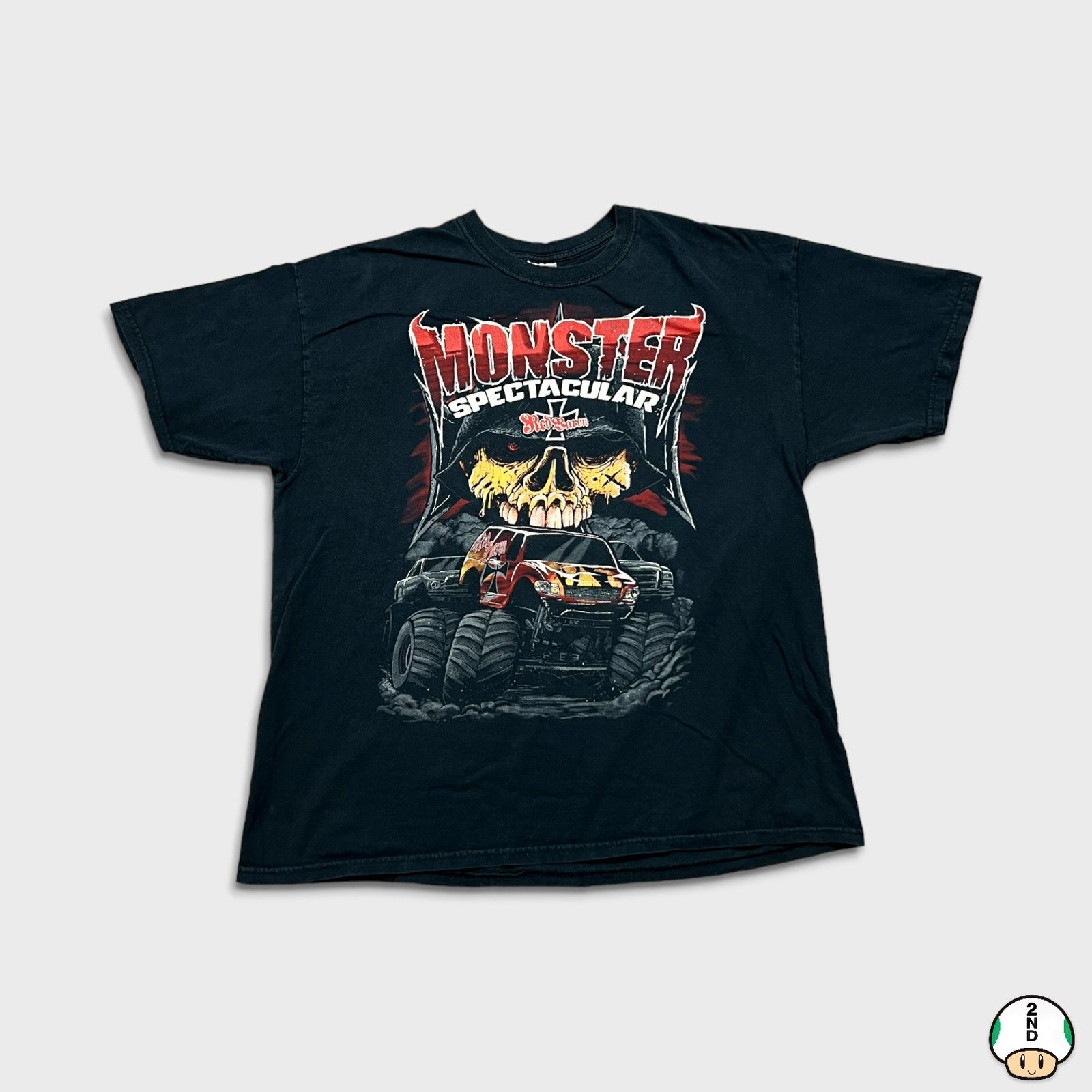 Gildan × NASCAR × Vintage Monster Spectacular T Shirt XL Red Baron Monster Truck Tee Size US XL / EU 56 / 4 - 1 Thumbnail